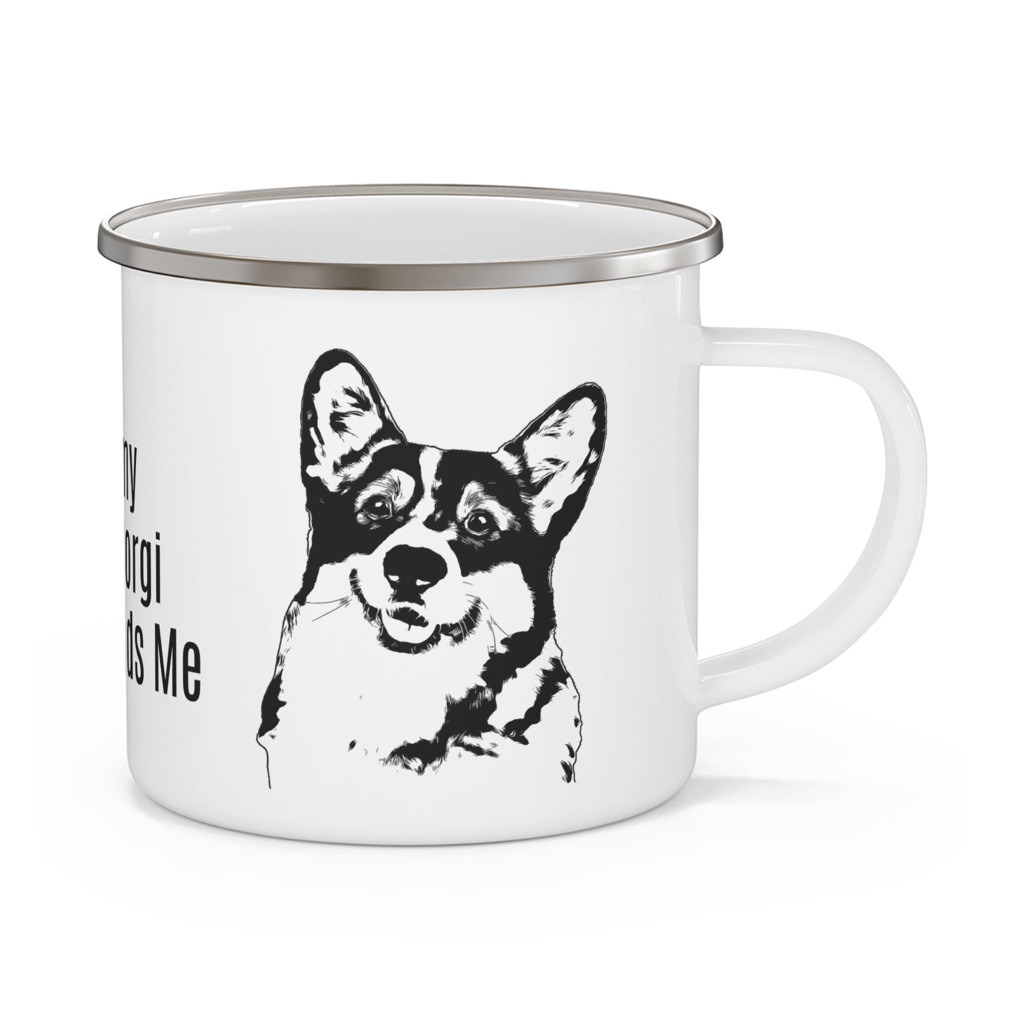 Welsh Corgi - Enamel Mug