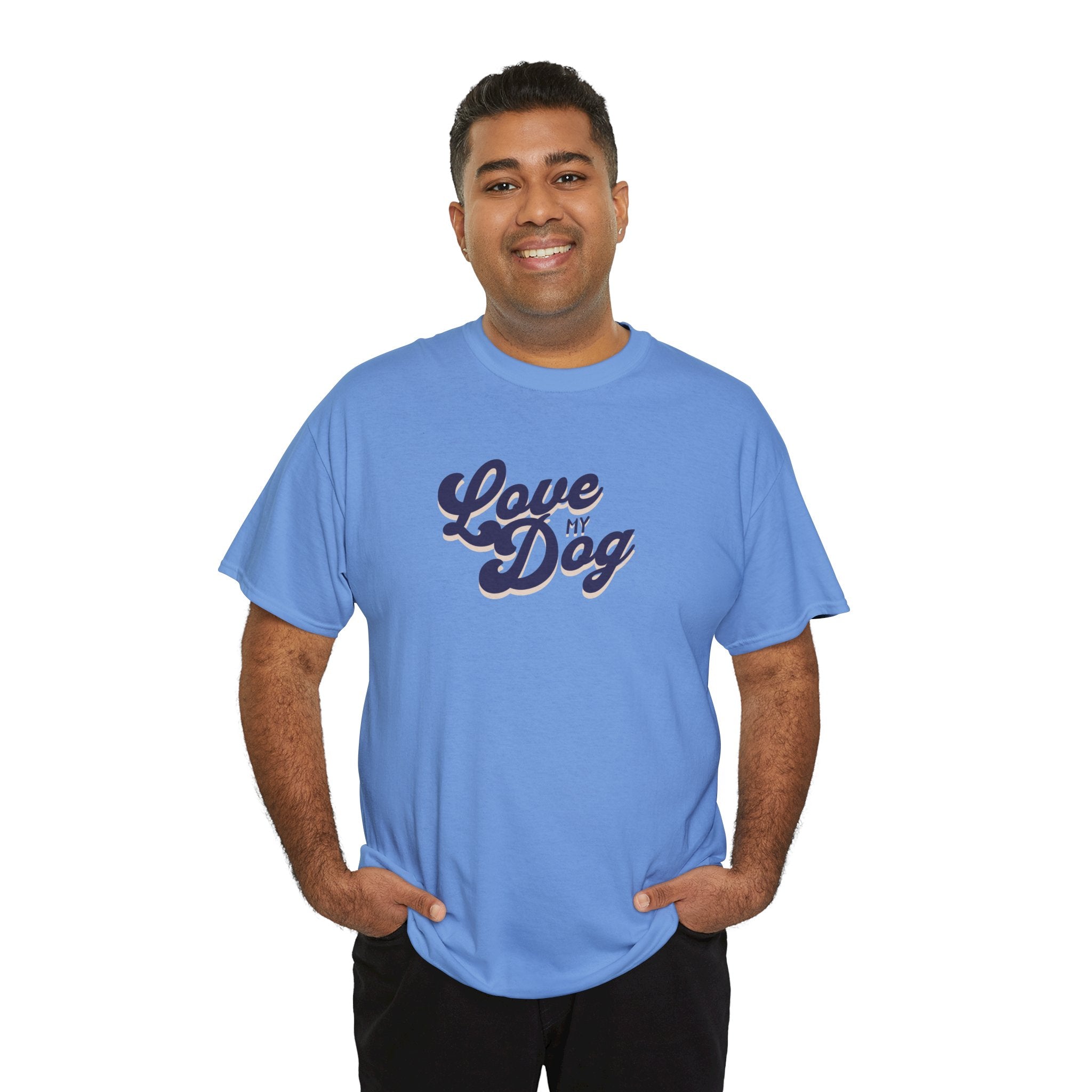 Love My Dog (blue) - Dog Lover T-Shirt