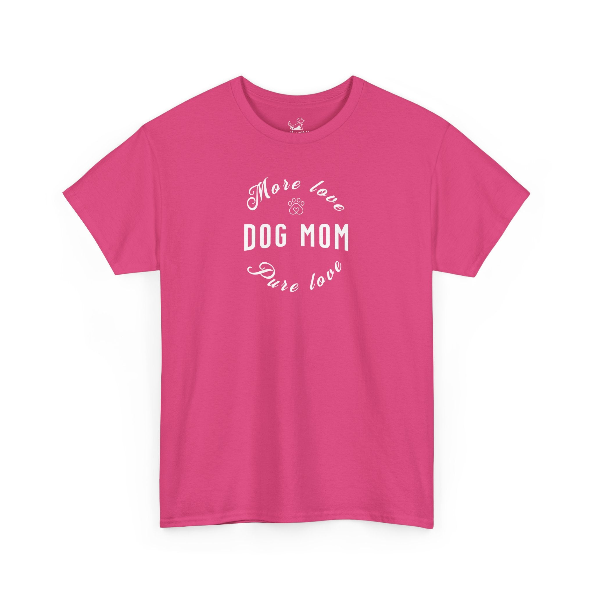 Dog Mom (white) - Dog Lover T-Shirt