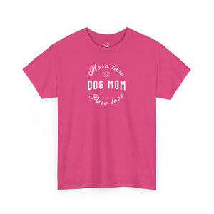 Dog Mom (white) - Dog Lover T-Shirt