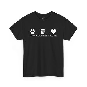 Dog Coffee Love - Dog Lover T-Shirt