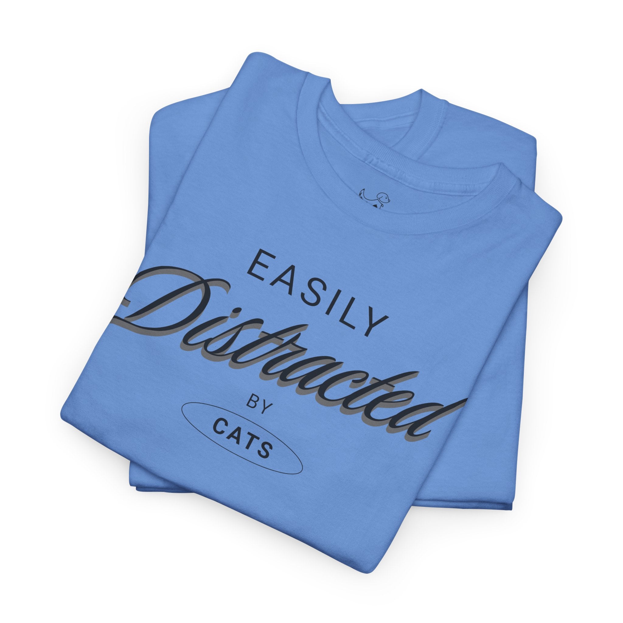 Easily Distracted By Cats - Cat Lover T-Shirt