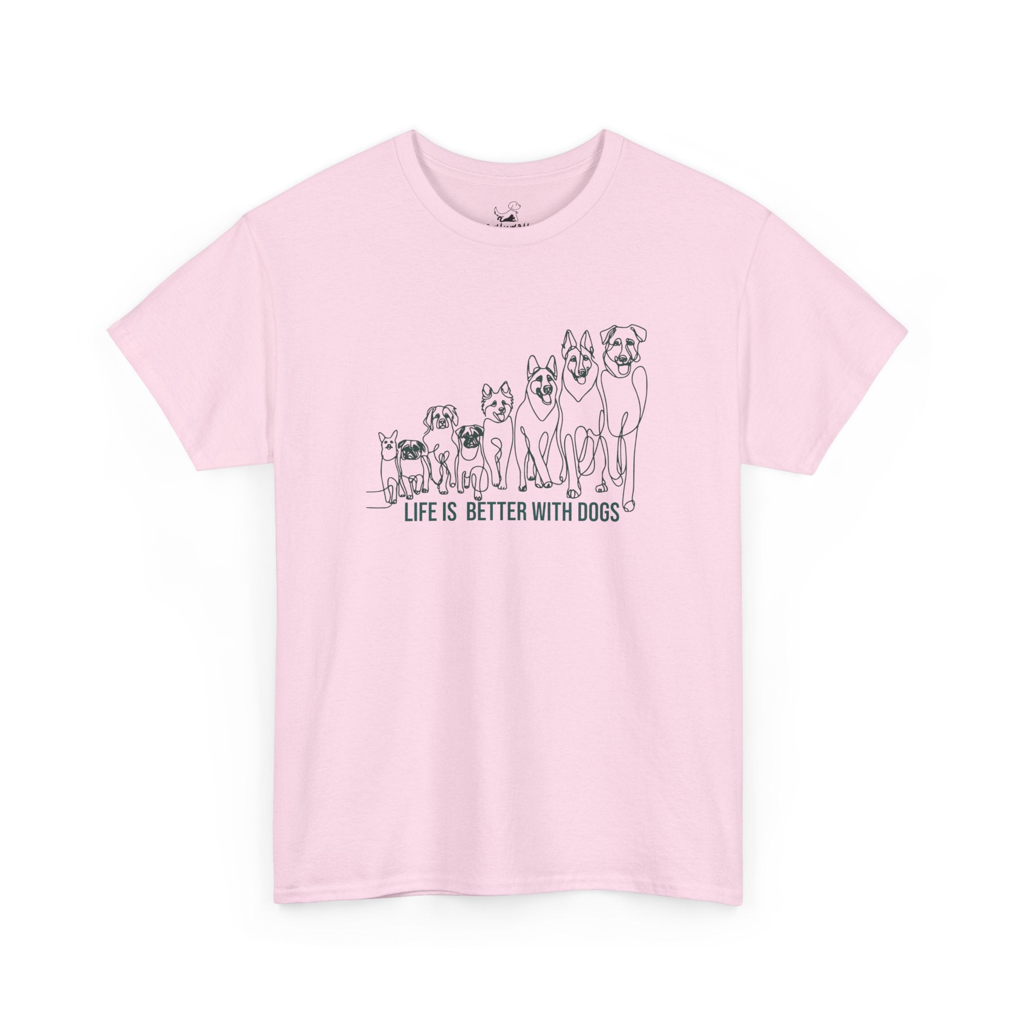 Life Is Better With Dogs  - Dog Lover T-Shirt