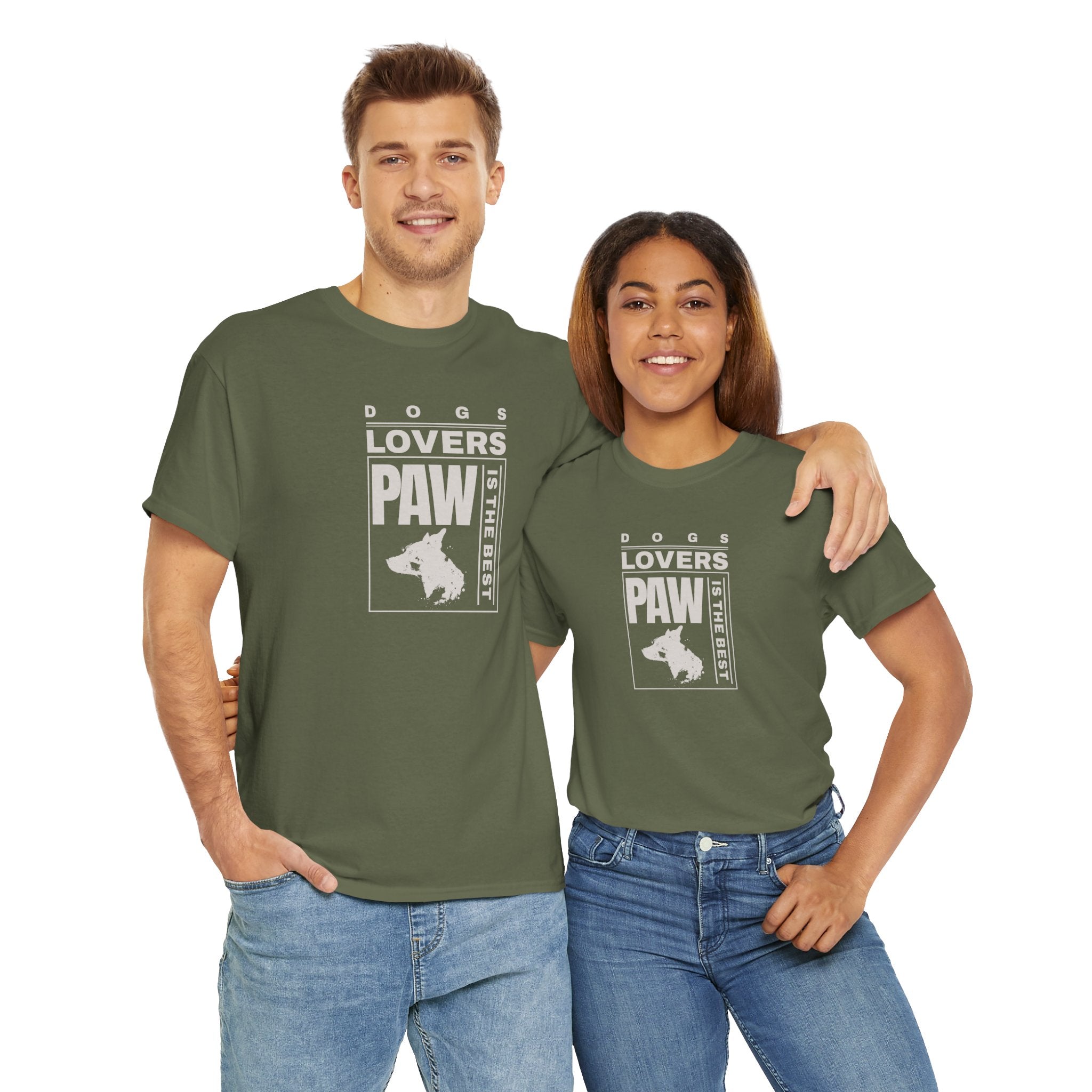 Dogs Lovers Paw Is The Best - Dog Lover T-Shirt