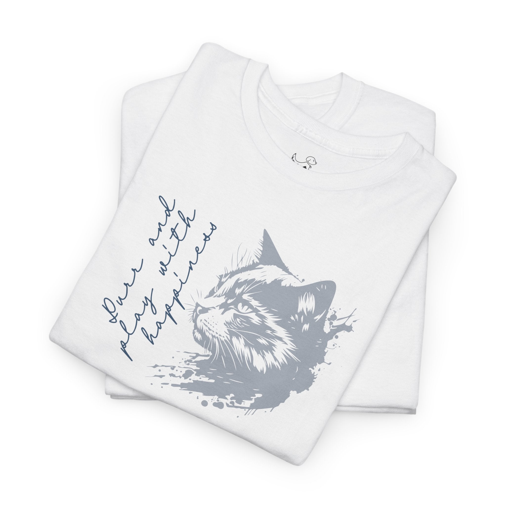 Pure And Play With Happiness - Cat Lover T-Shirt