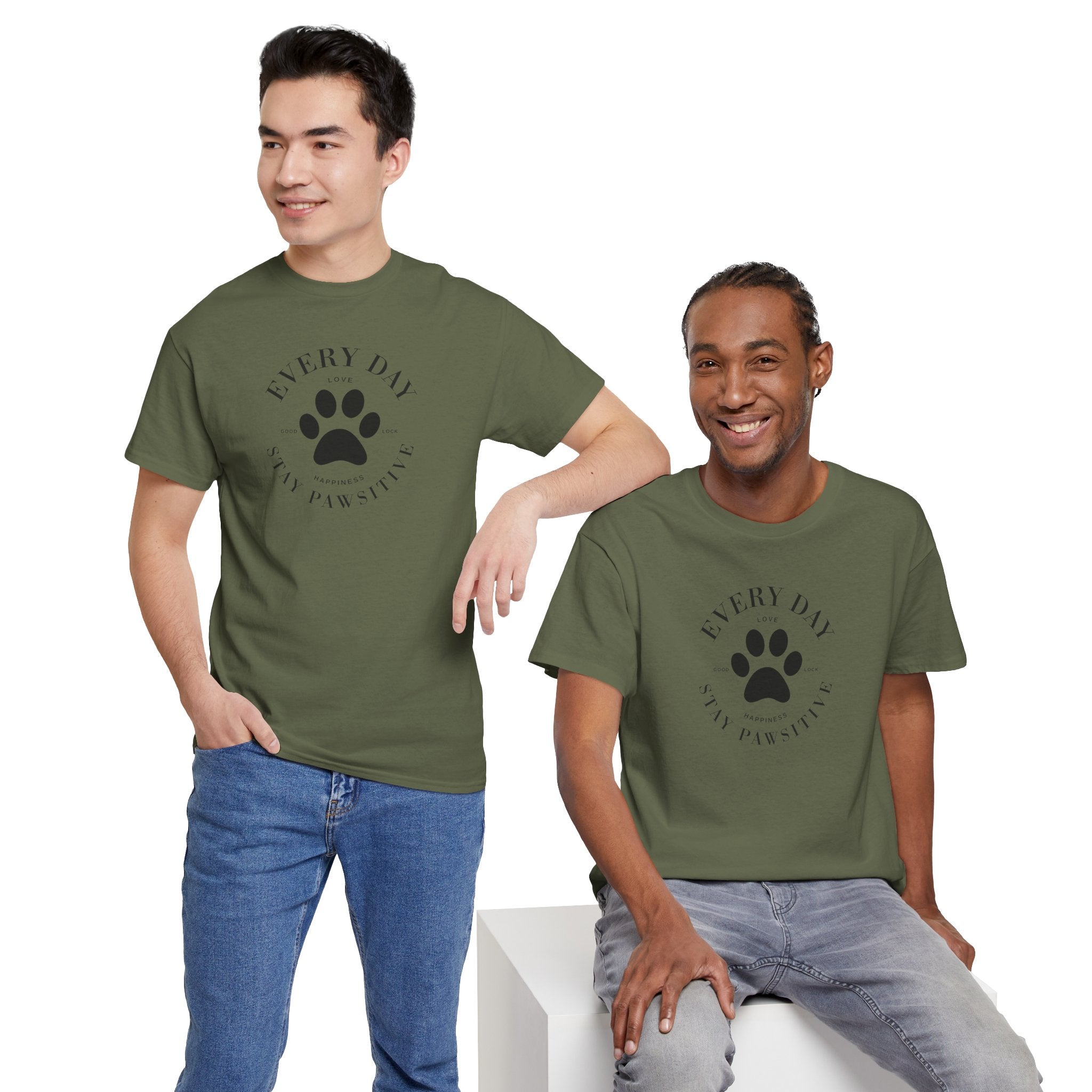 Everyday Stay Pawsitive - Pet Lover T-Shirt