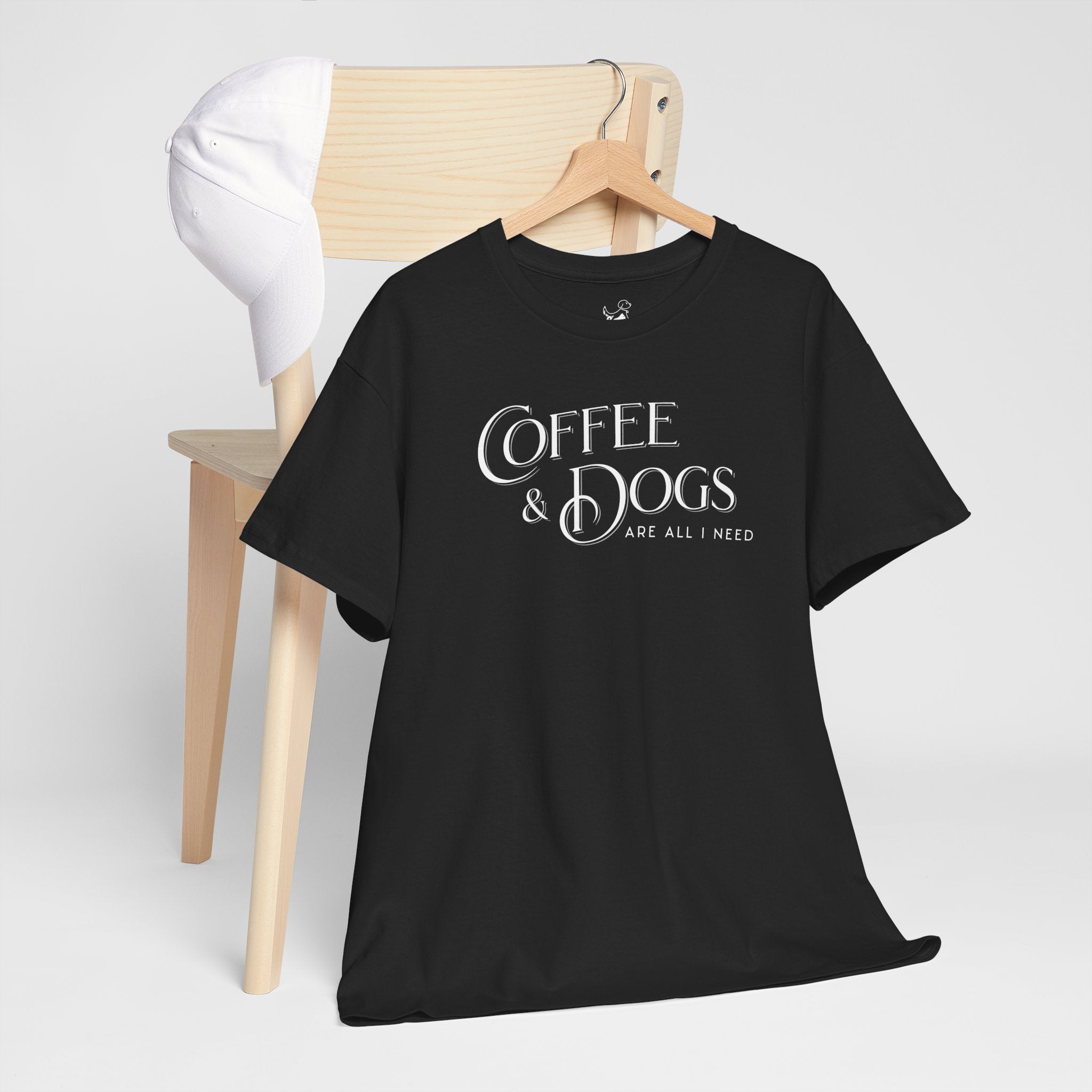 Coffee and Dogs Are All I Need - Dog Lover T-Shirt