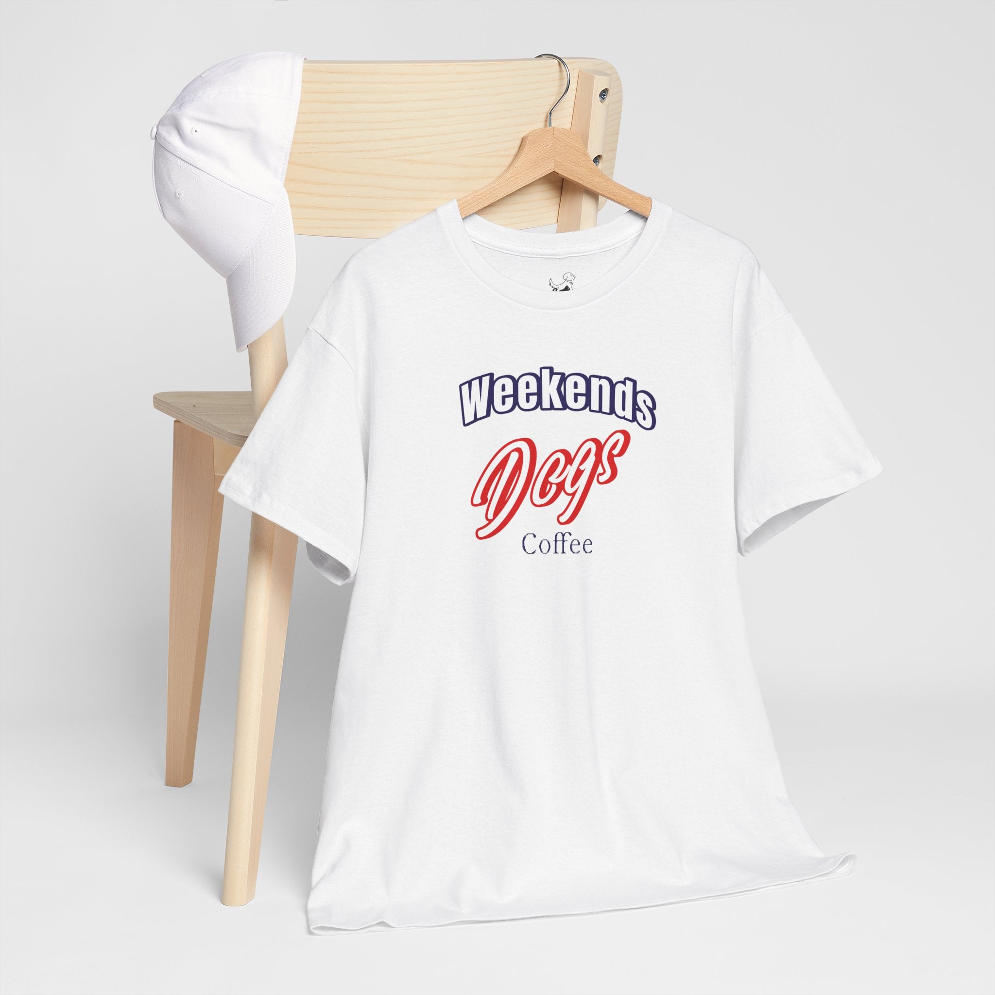 Weekends Dogs Coffe - Cat Lover T-Shirt