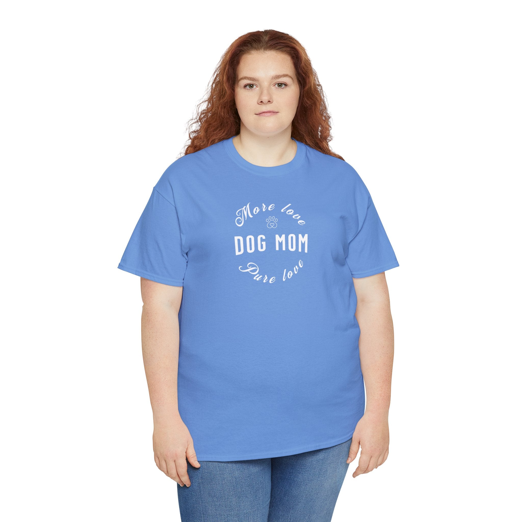 Dog Mom (white) - Dog Lover T-Shirt