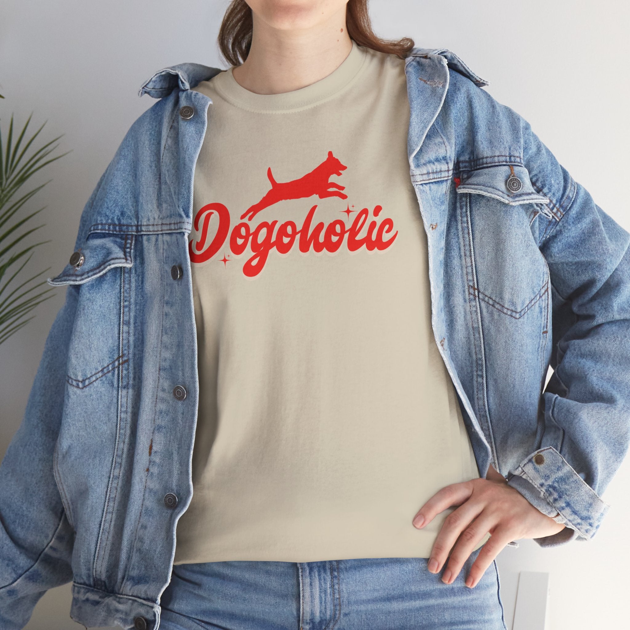 Dogoholic (red) - Dog Lover T-Shirt