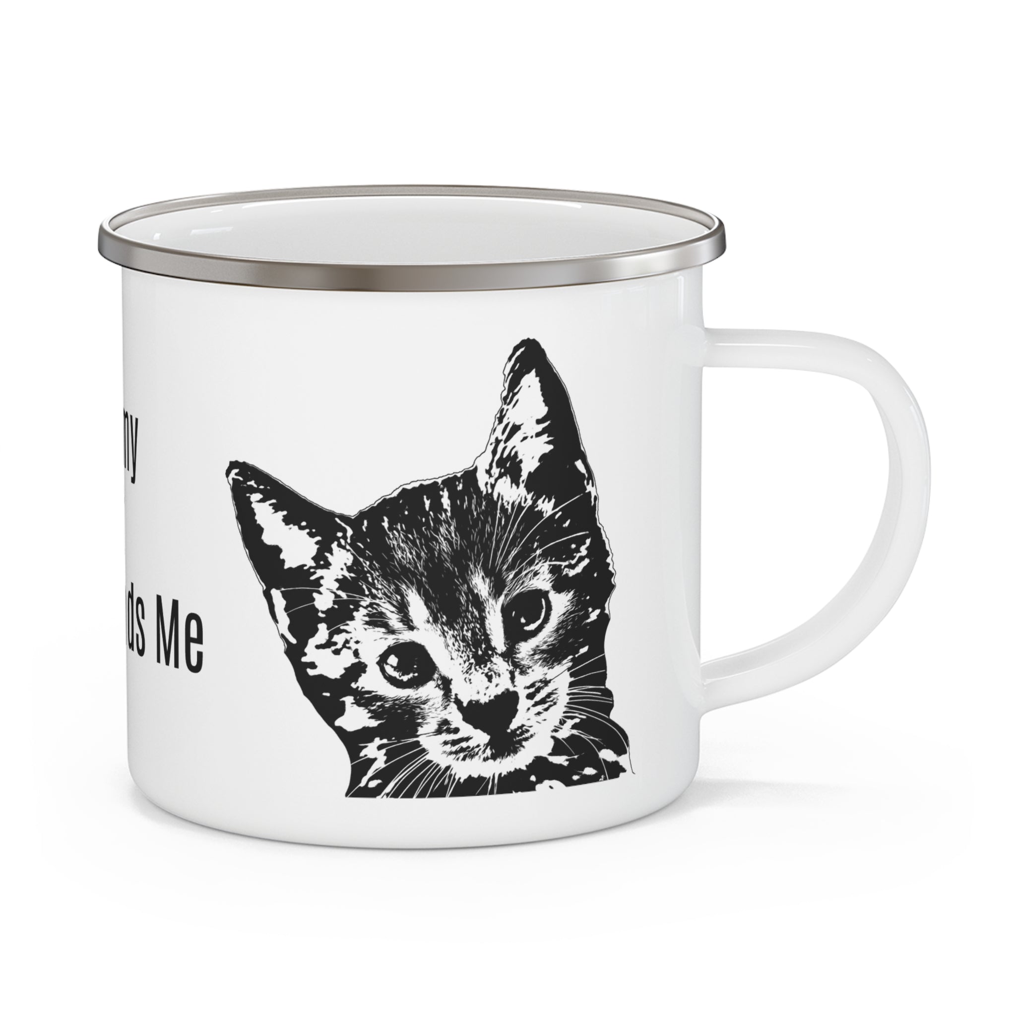 Cat Theme - Enamel Mug