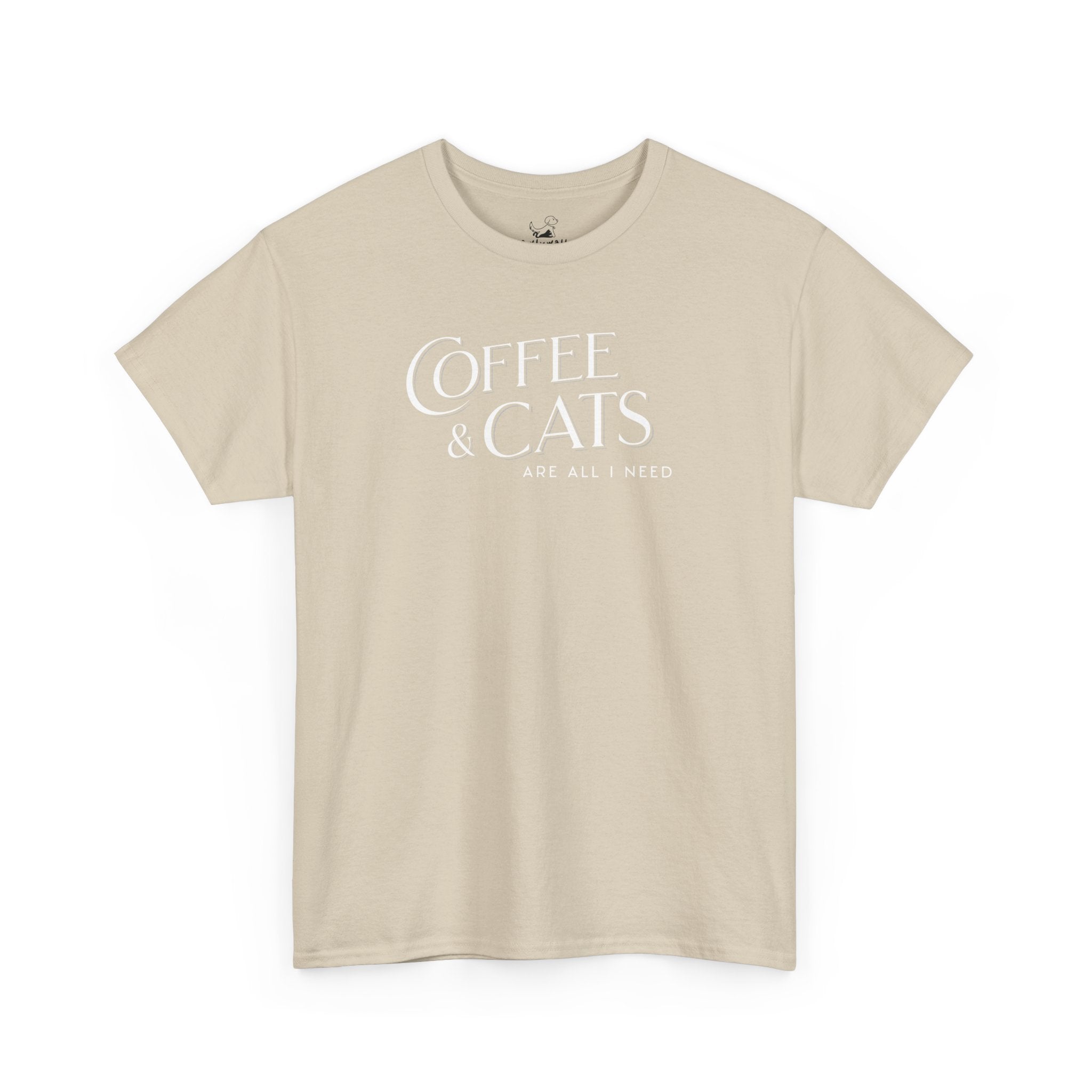 Coffee and Cats Are All I Need - Cat Lover T-Shirt