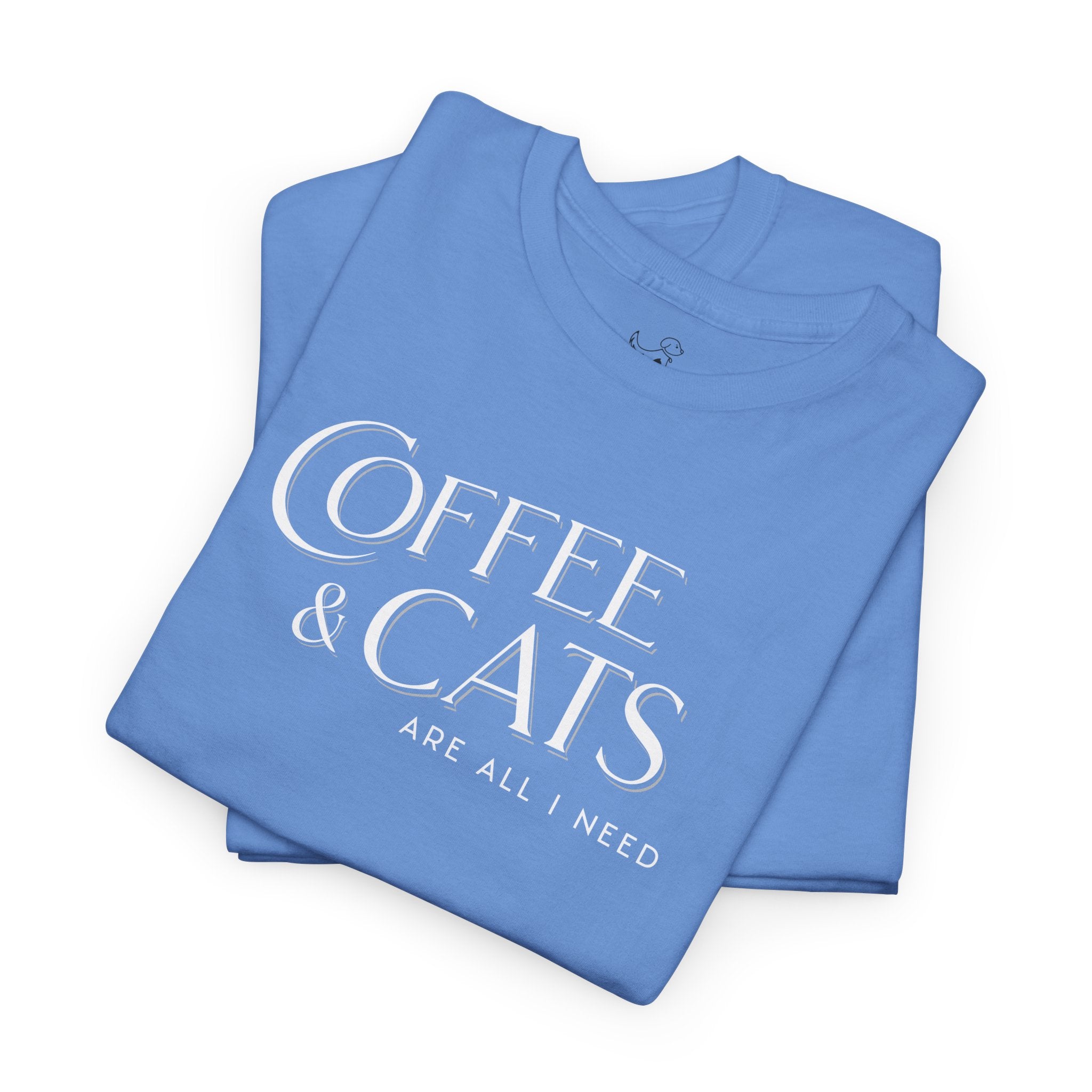 Coffee and Cats Are All I Need - Cat Lover T-Shirt