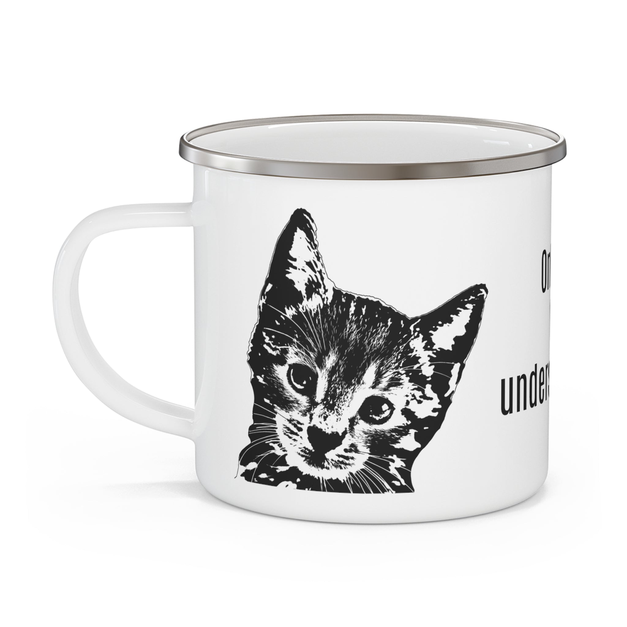 Cat Theme - Enamel Mug