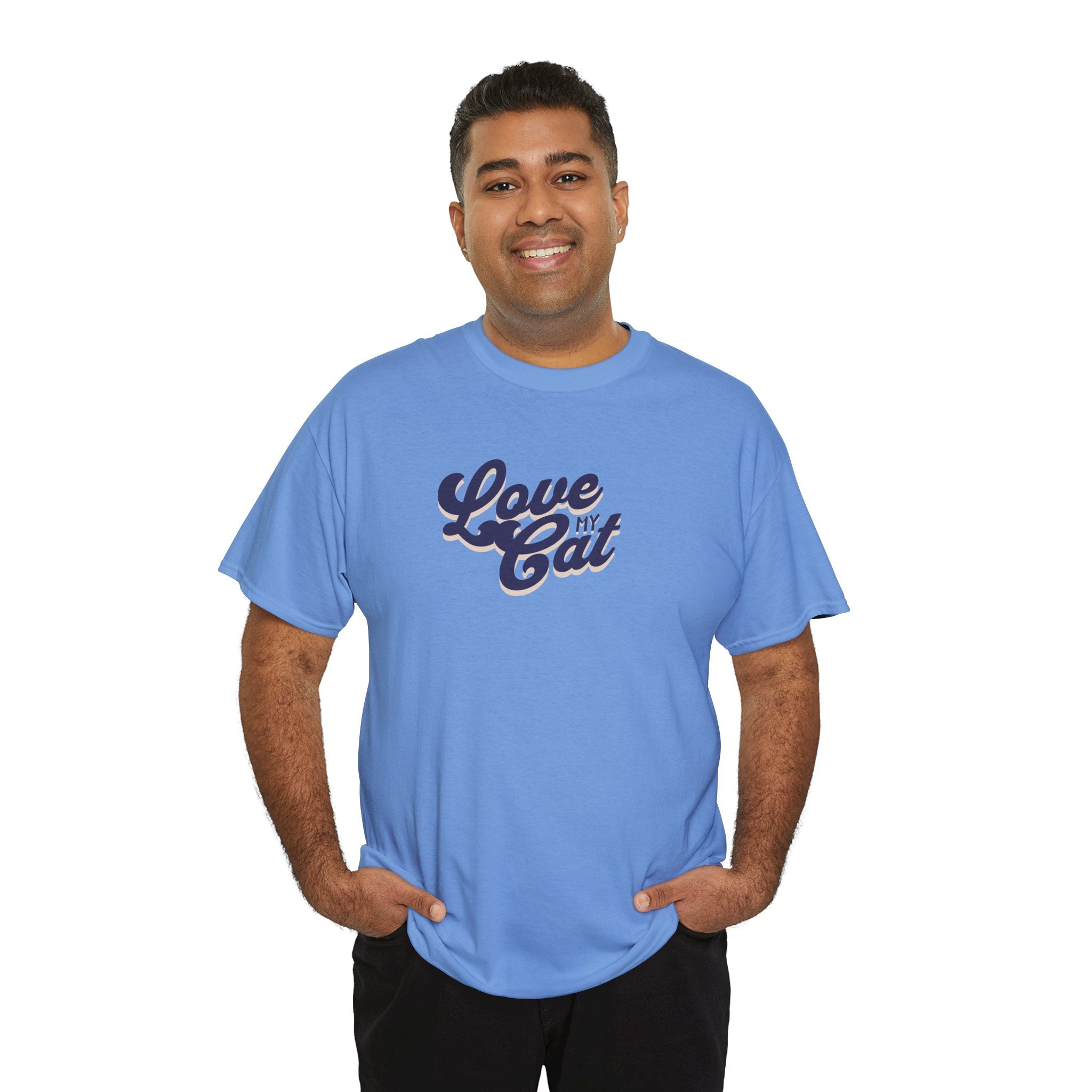 Love My Cat (blue) - Cat Lover T-Shirt