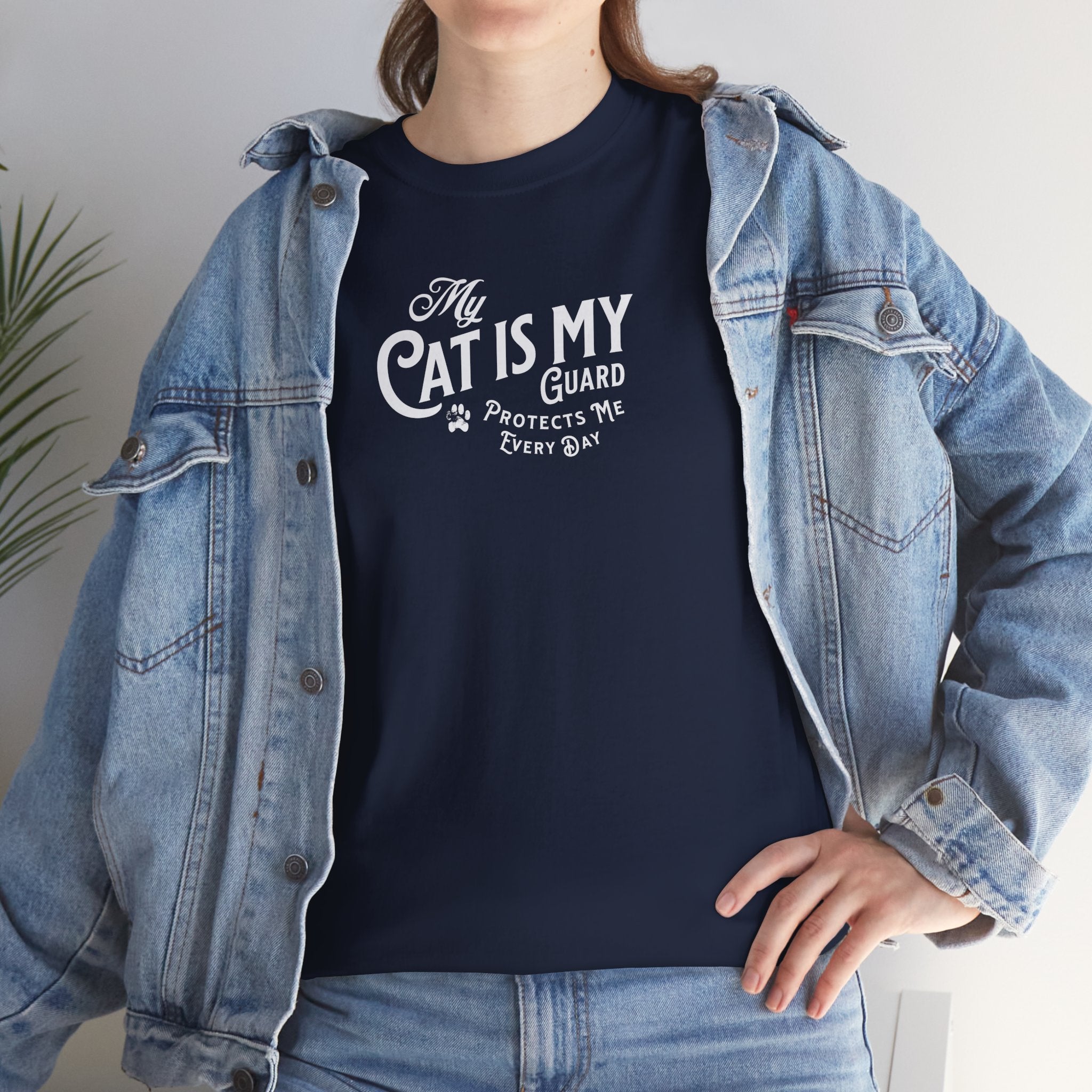 My Cat Is My Guard - Cat Lover T-Shirt