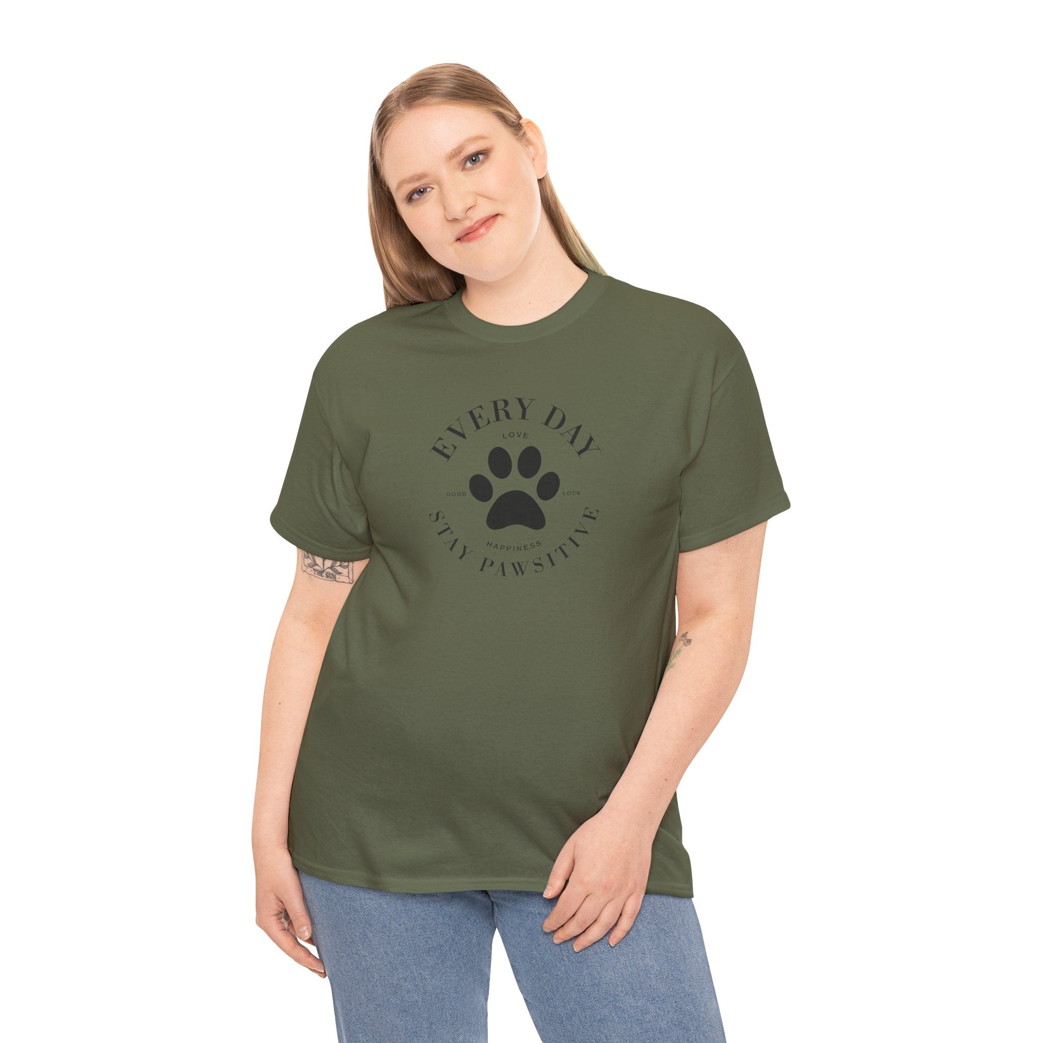 Everyday Stay Pawsitive - Pet Lover T-Shirt