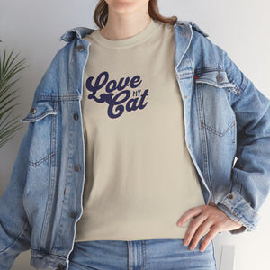 Love My Cat (blue) - Cat Lover T-Shirt