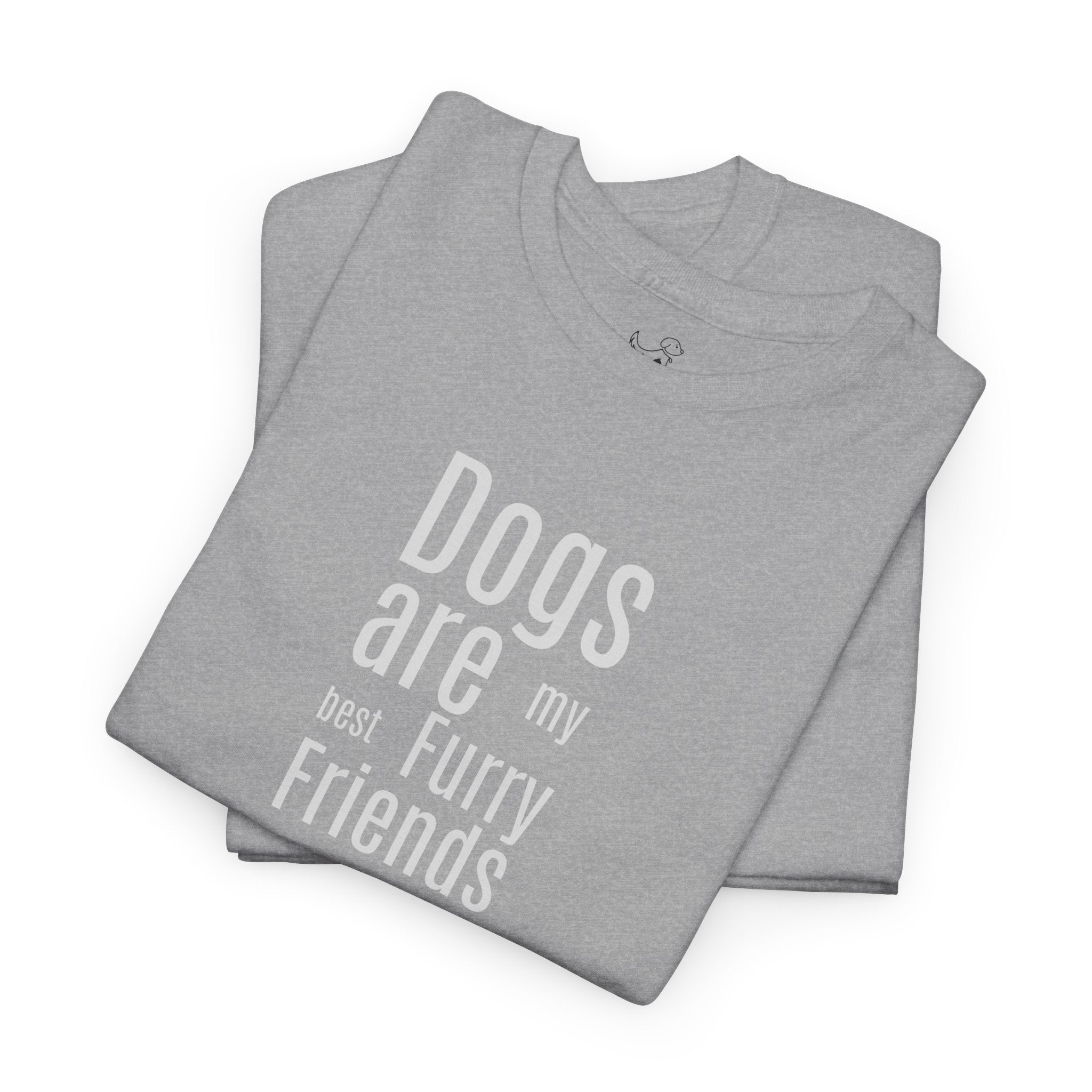 Dogs Are My Best Furry Friends - Cat Lover T-Shirt