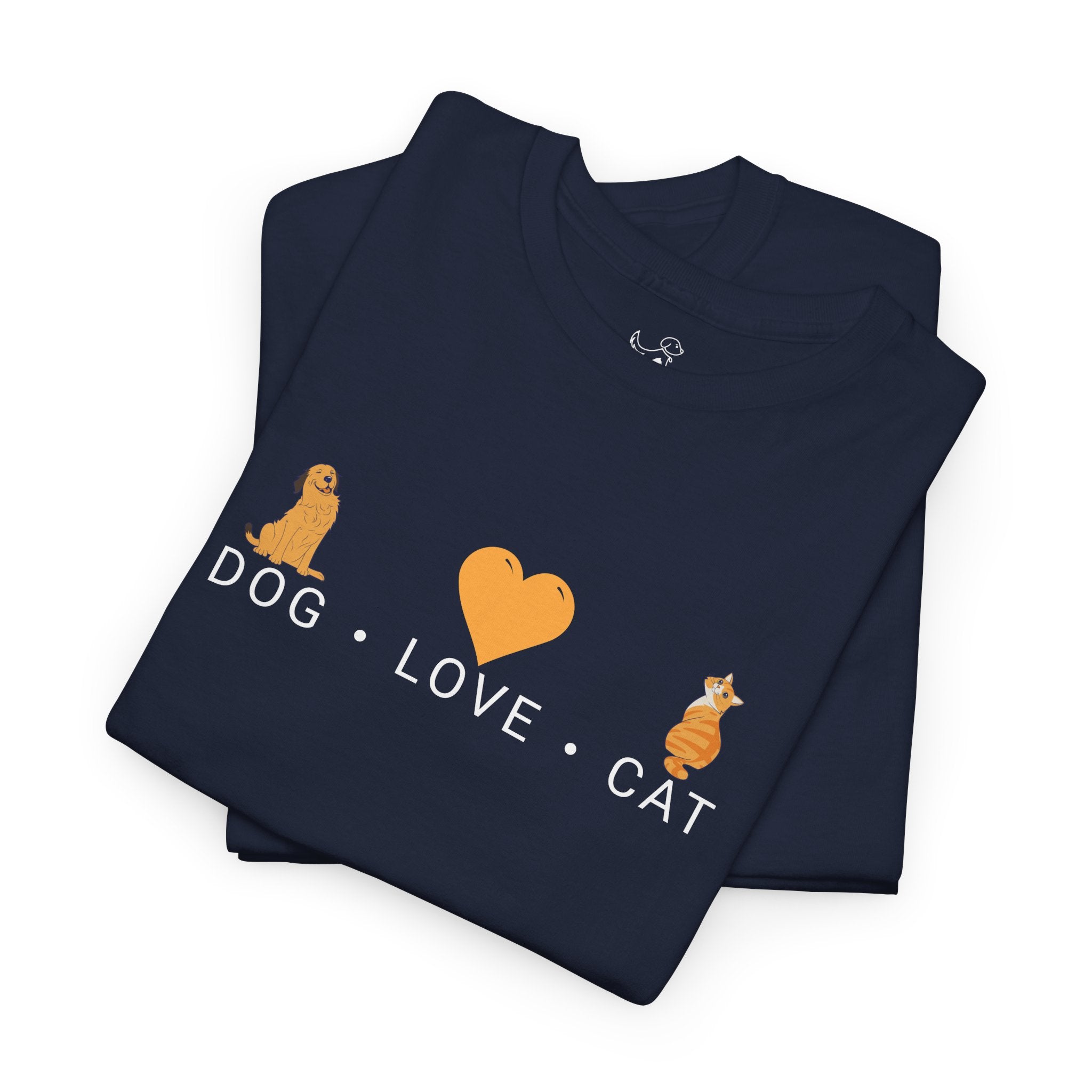 Dog Love Cat - Pet Lover T-Shirt