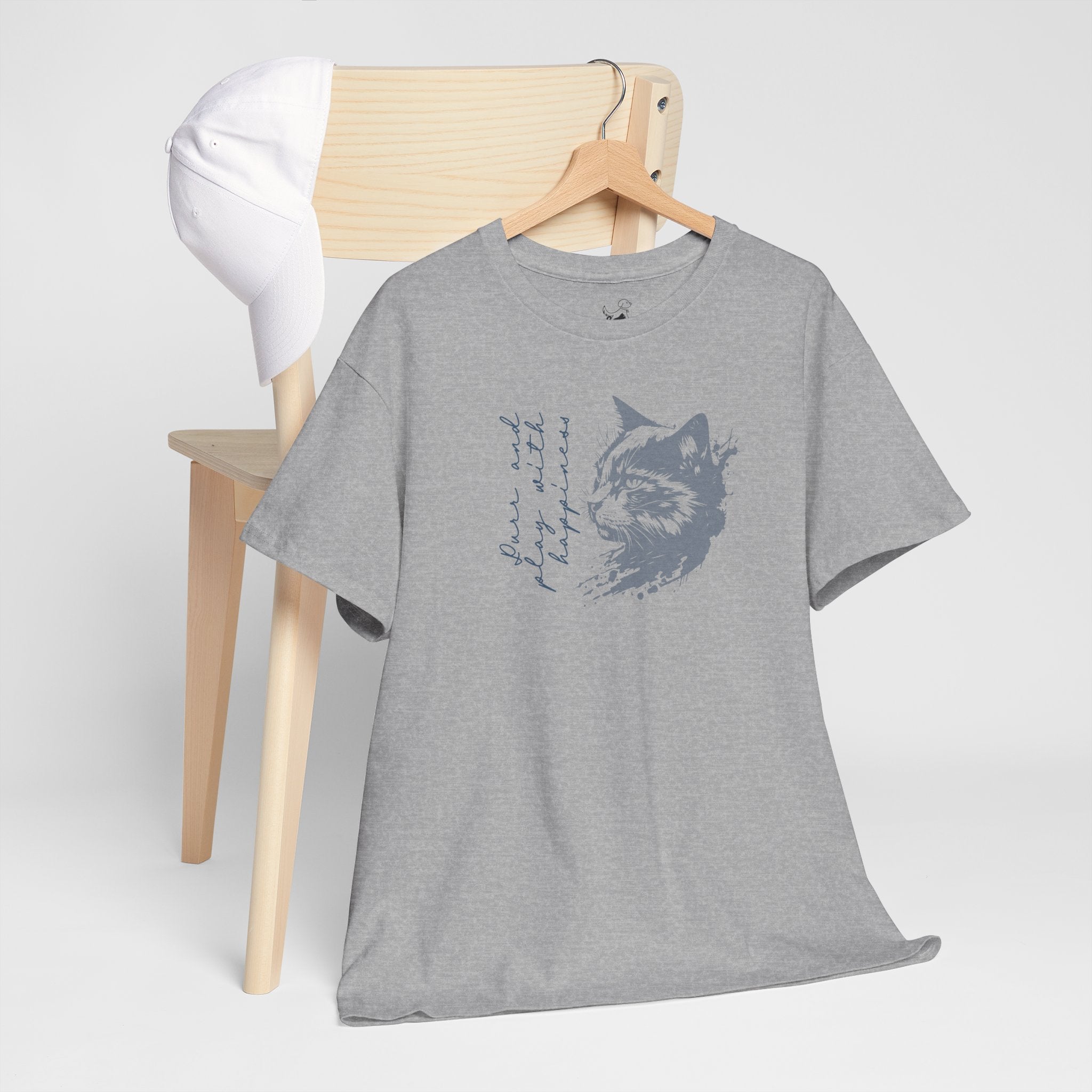 Pure And Play With Happiness - Cat Lover T-Shirt