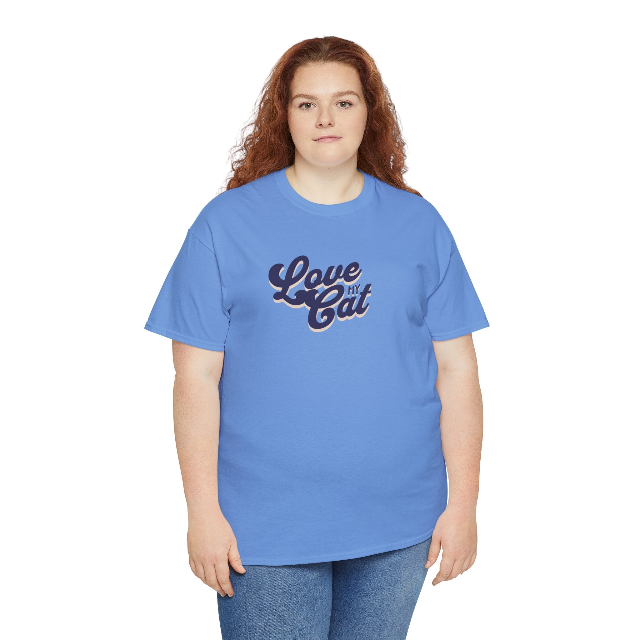 Love My Cat (blue) - Cat Lover T-Shirt