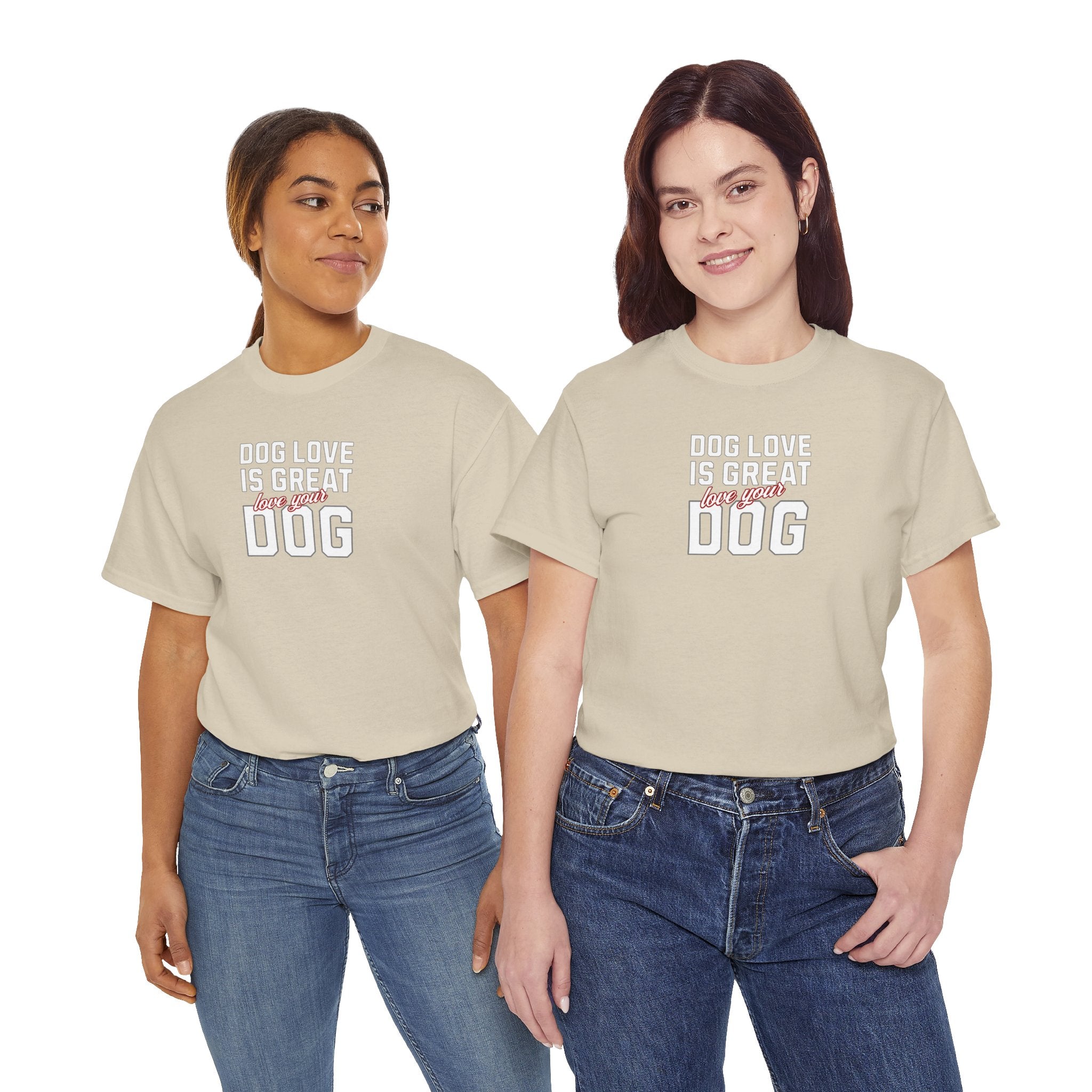 Dog Love Is Great Love Your Dog - Dog Lover T-Shirt