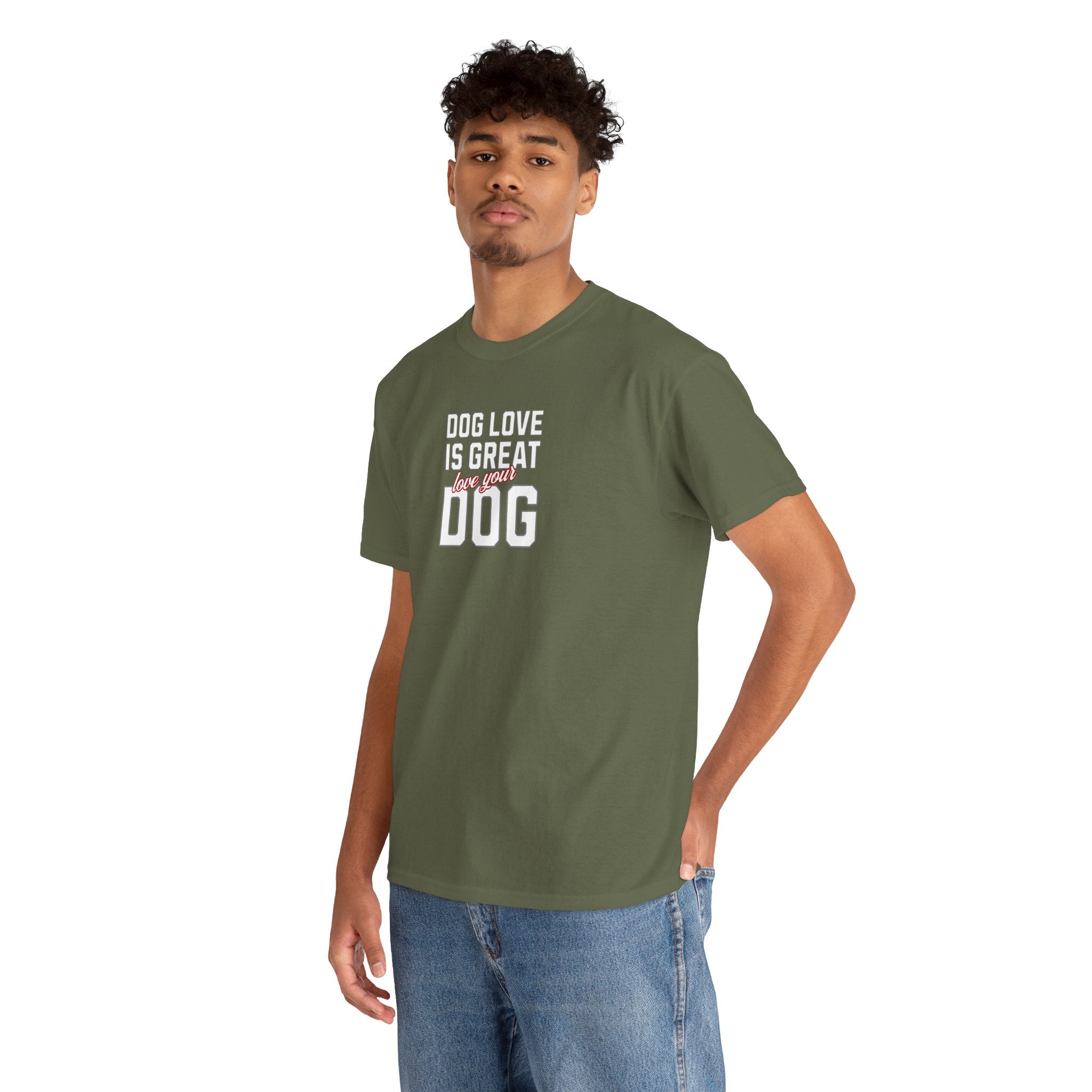 Dog Love Is Great Love Your Dog - Dog Lover T-Shirt