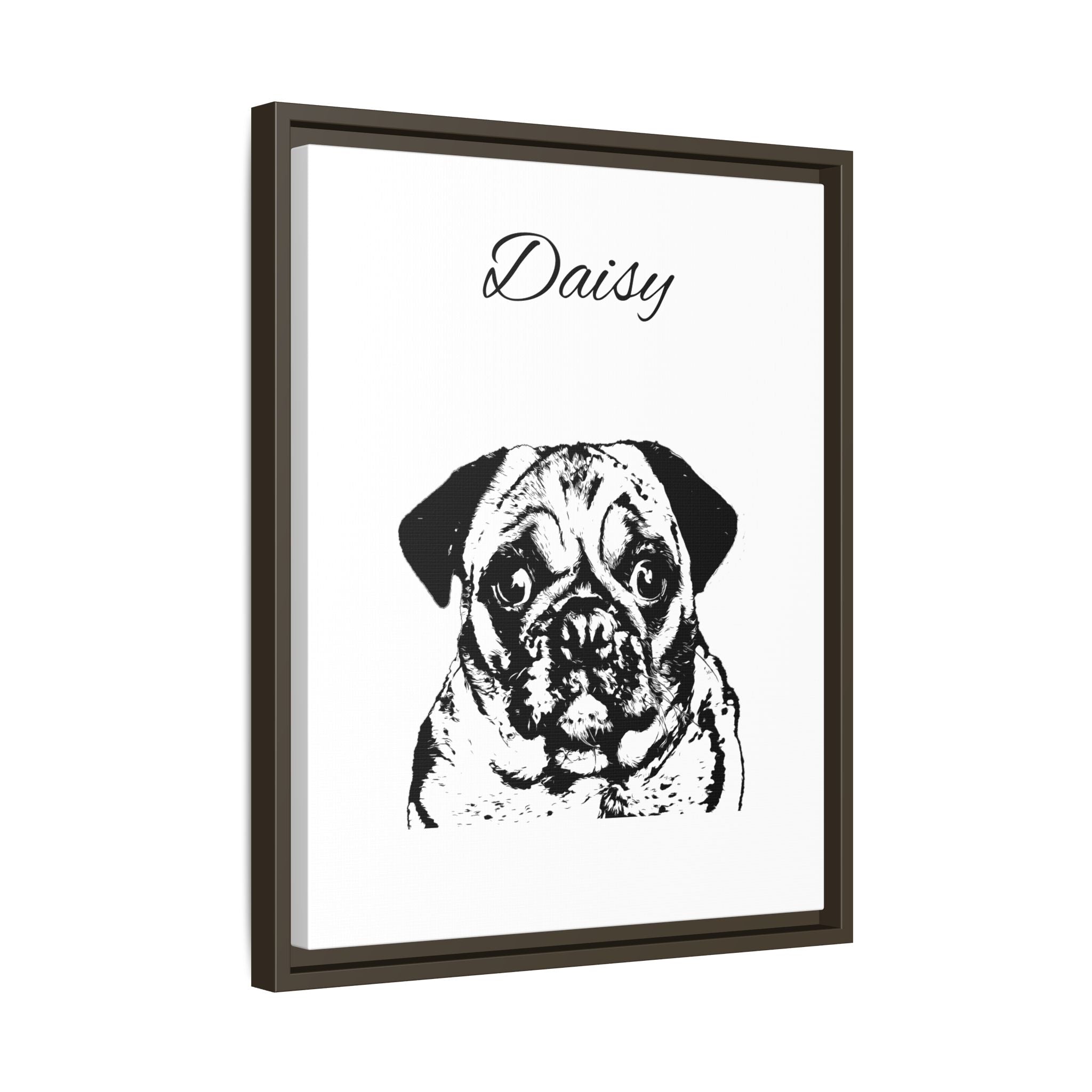 Canva (Framed) with your Pet - Personalized