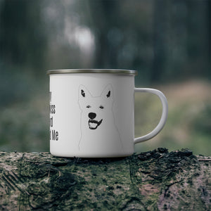 White Swiss Shepherd - Enamel Mug