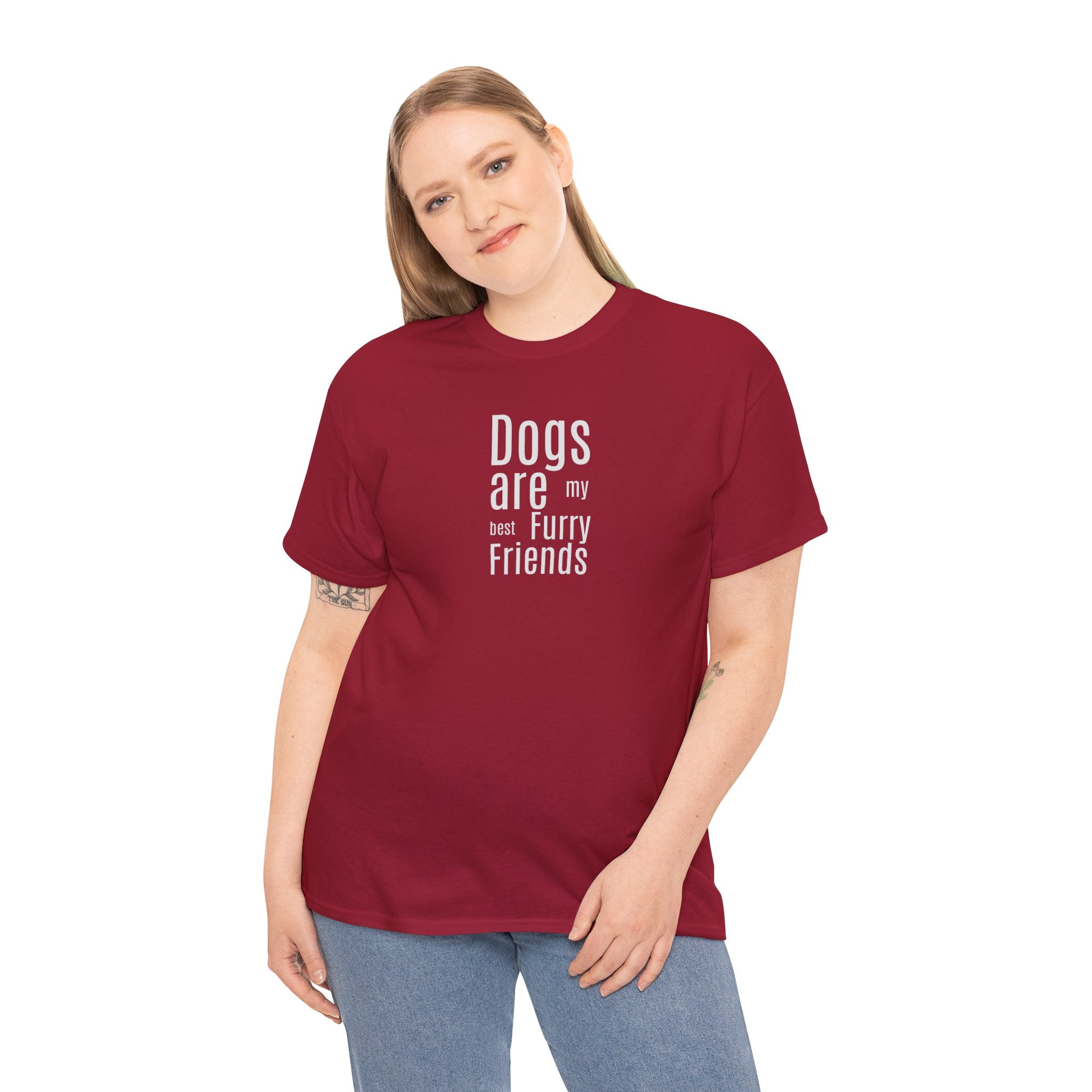 Dogs Are My Best Furry Friends - Cat Lover T-Shirt