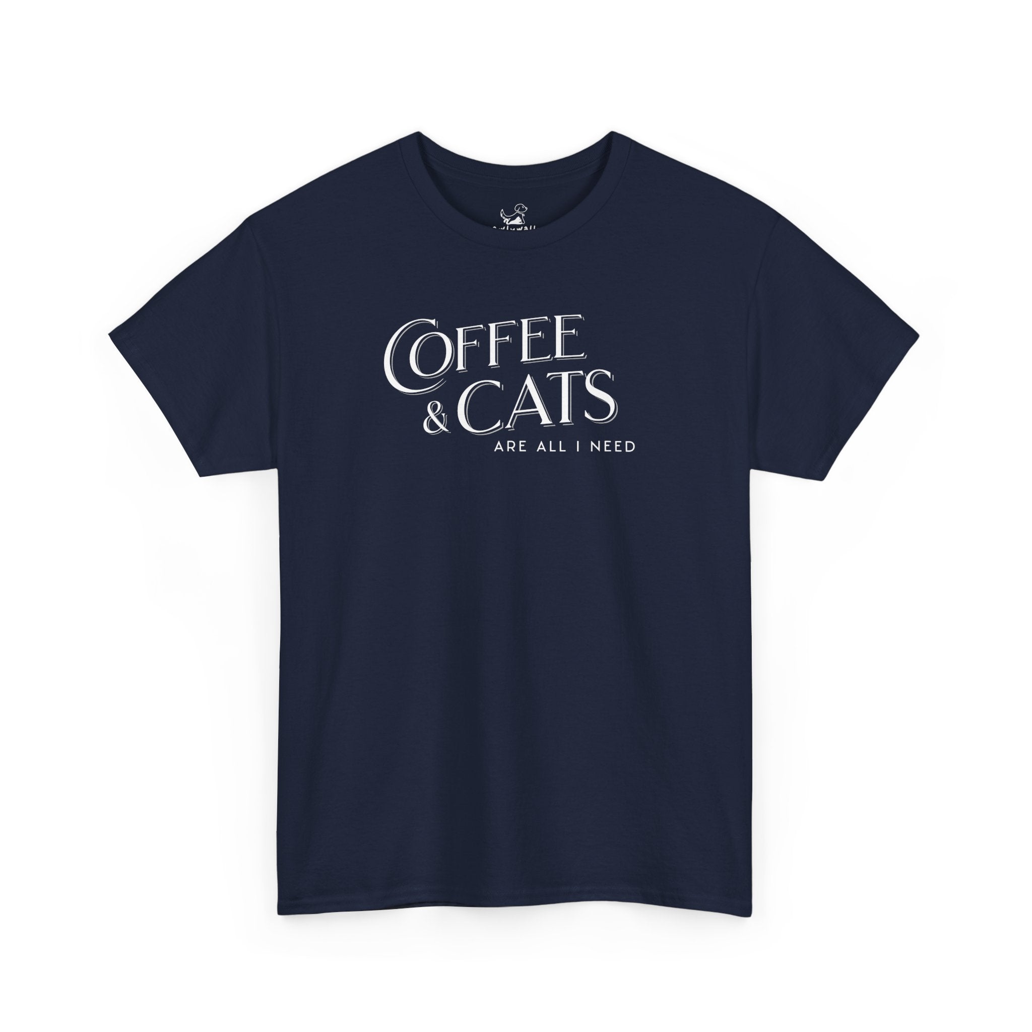 Coffee and Cats Are All I Need - Cat Lover T-Shirt