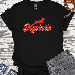 Dogoholic (red) - Dog Lover T-Shirt