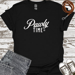 Pawly Time (white) - Pet Lover T-Shirt