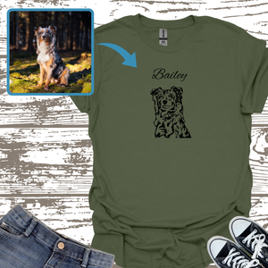 T-Shirt with your Pet - Personalized (Big)