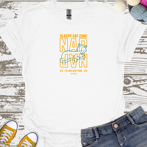 Sleepy Cat Zone - Cat Lover T-Shirt