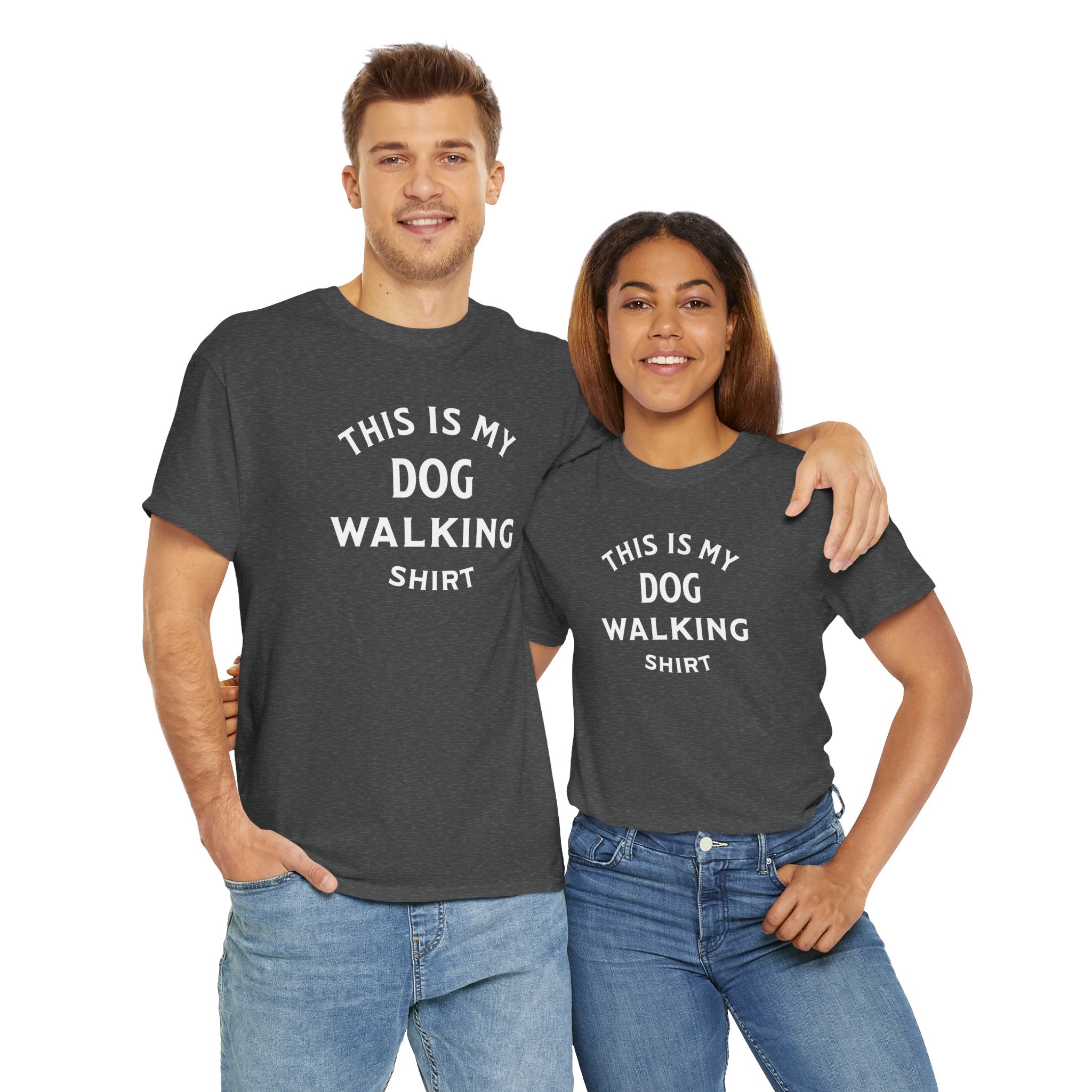 This Is My Dog Walking Shirt (white) - Dog Lover T-Shirt