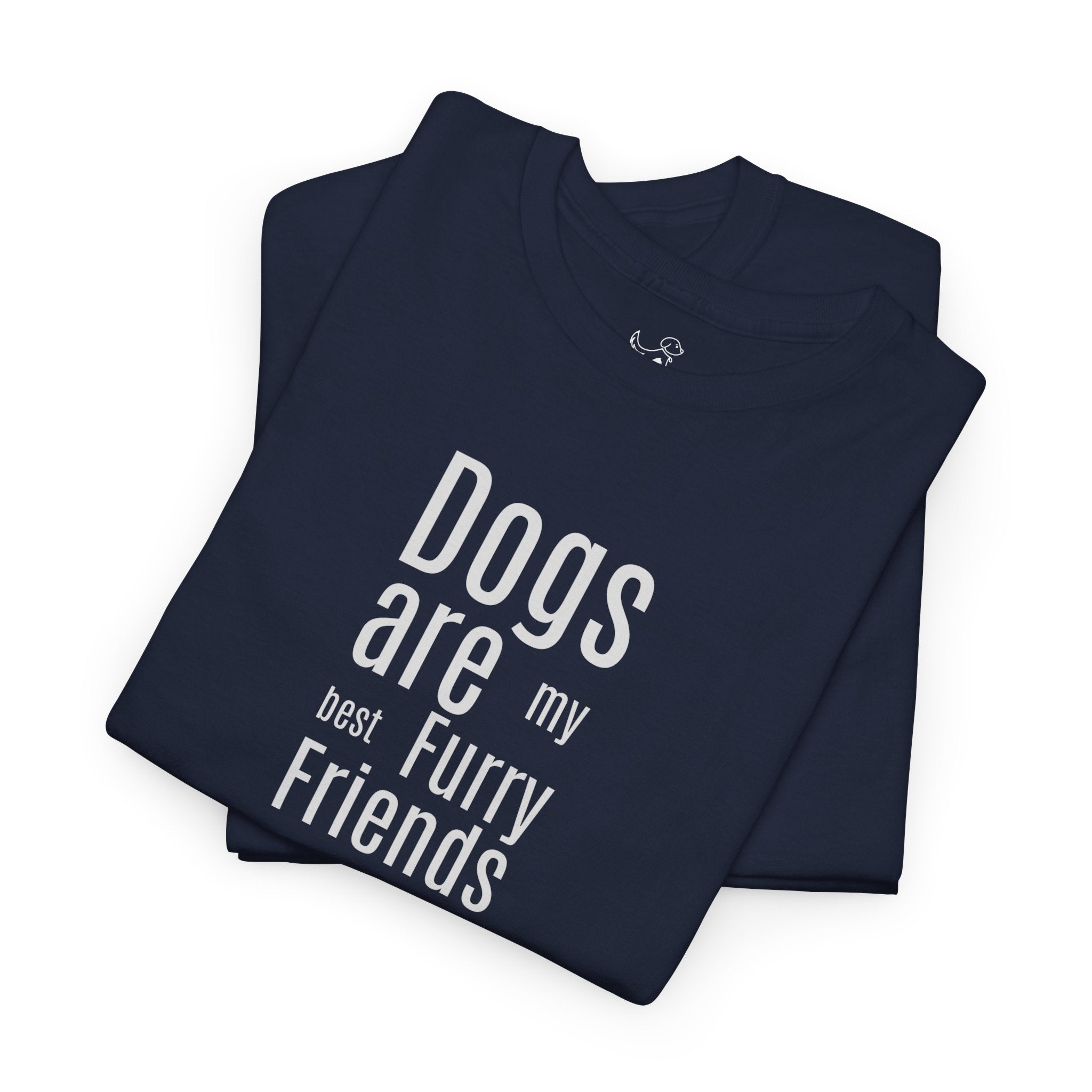 Dogs Are My Best Furry Friends - Cat Lover T-Shirt