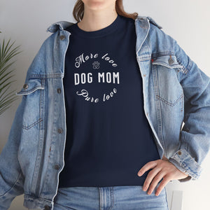 Dog Mom (white) - Dog Lover T-Shirt