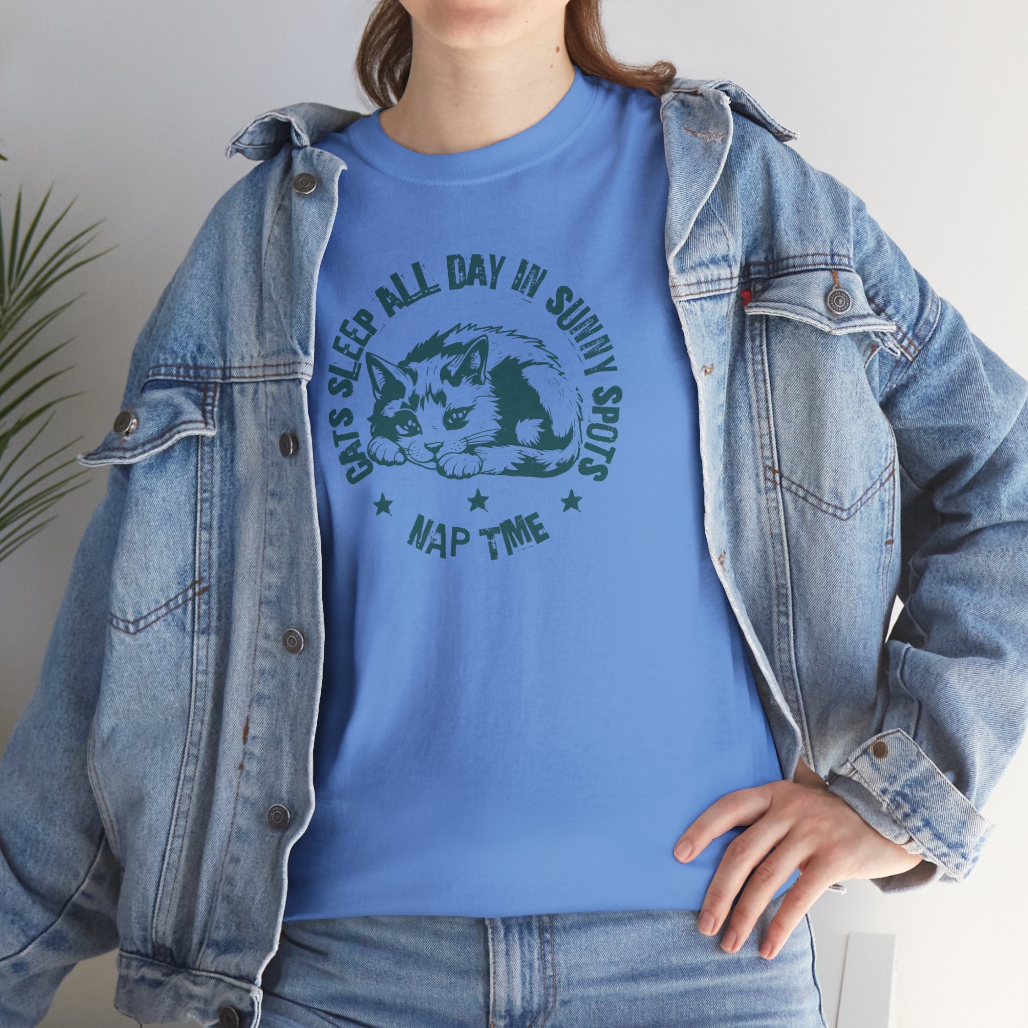 Cats Sleep All Day In The Sunny Spots - Cat Lover T-Shirt