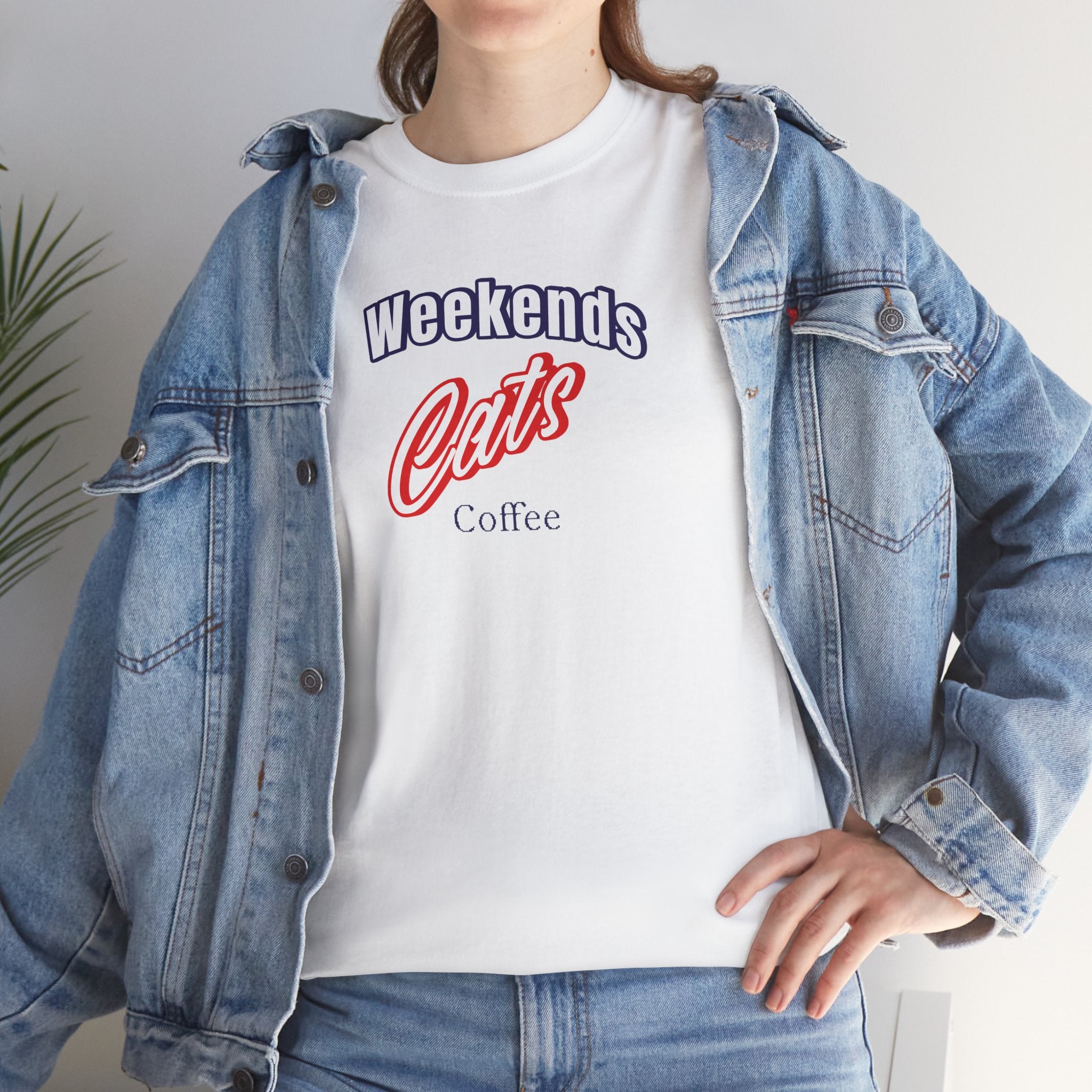 Weekends Cats Coffe - Cat Lover T-Shirt