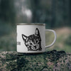 Cat Theme - Enamel Mug