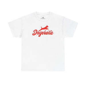 Dogoholic (red) - Dog Lover T-Shirt