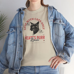 Love With Cats Only - Cat Lover T-Shirt