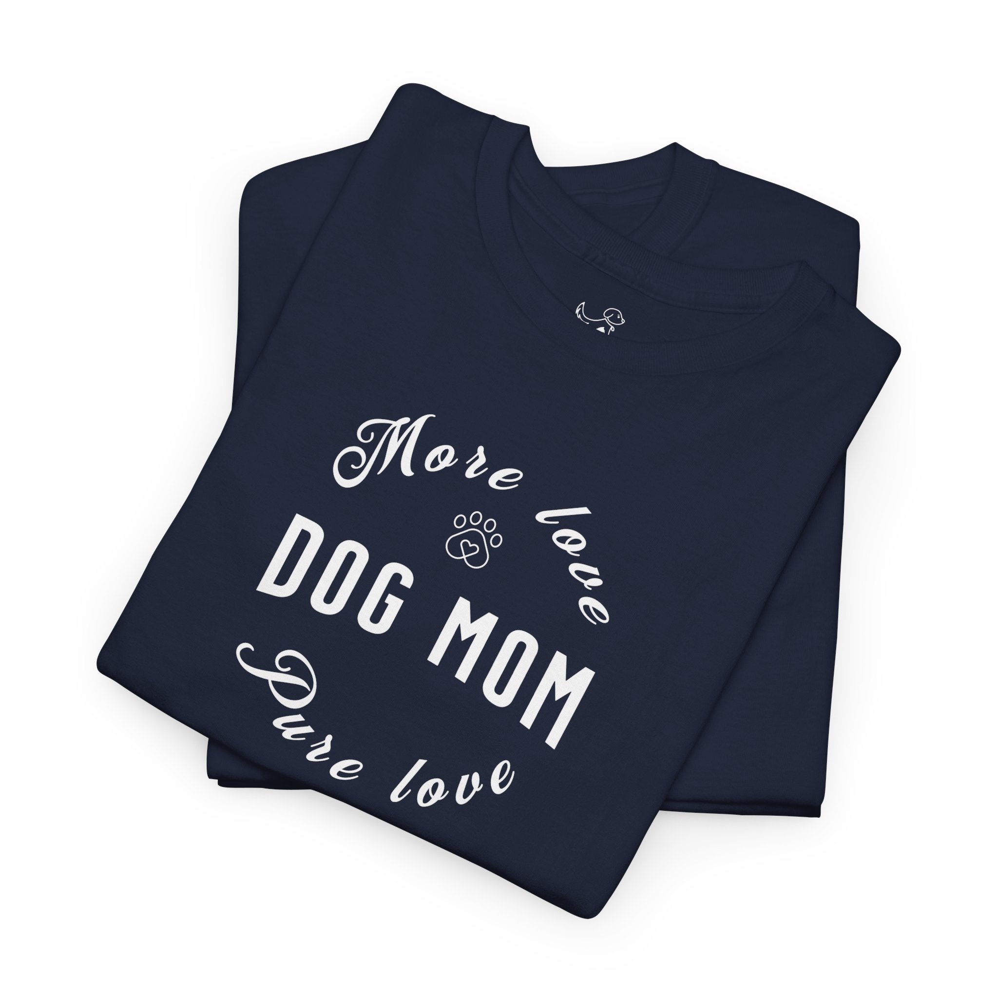 Dog Mom (white) - Dog Lover T-Shirt