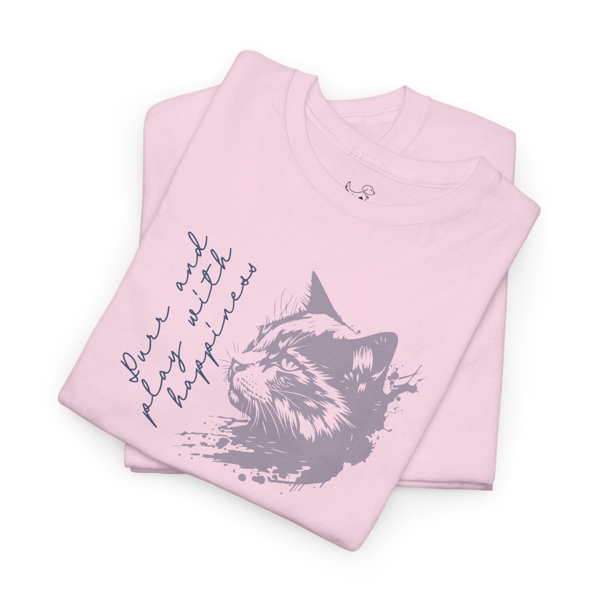 Pure And Play With Happiness - Cat Lover T-Shirt