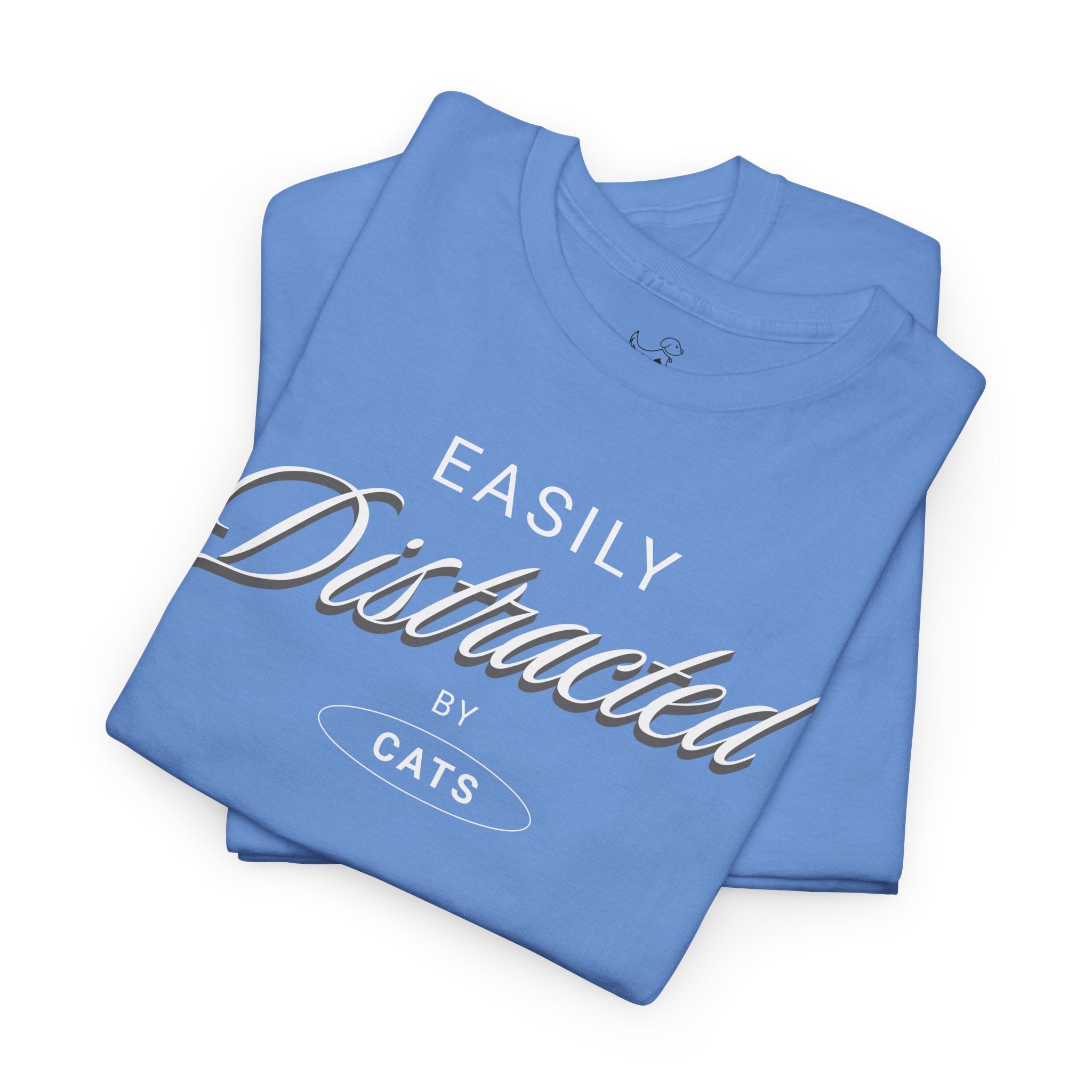 Easily Distracted By Cats - Cat Lover T-Shirt