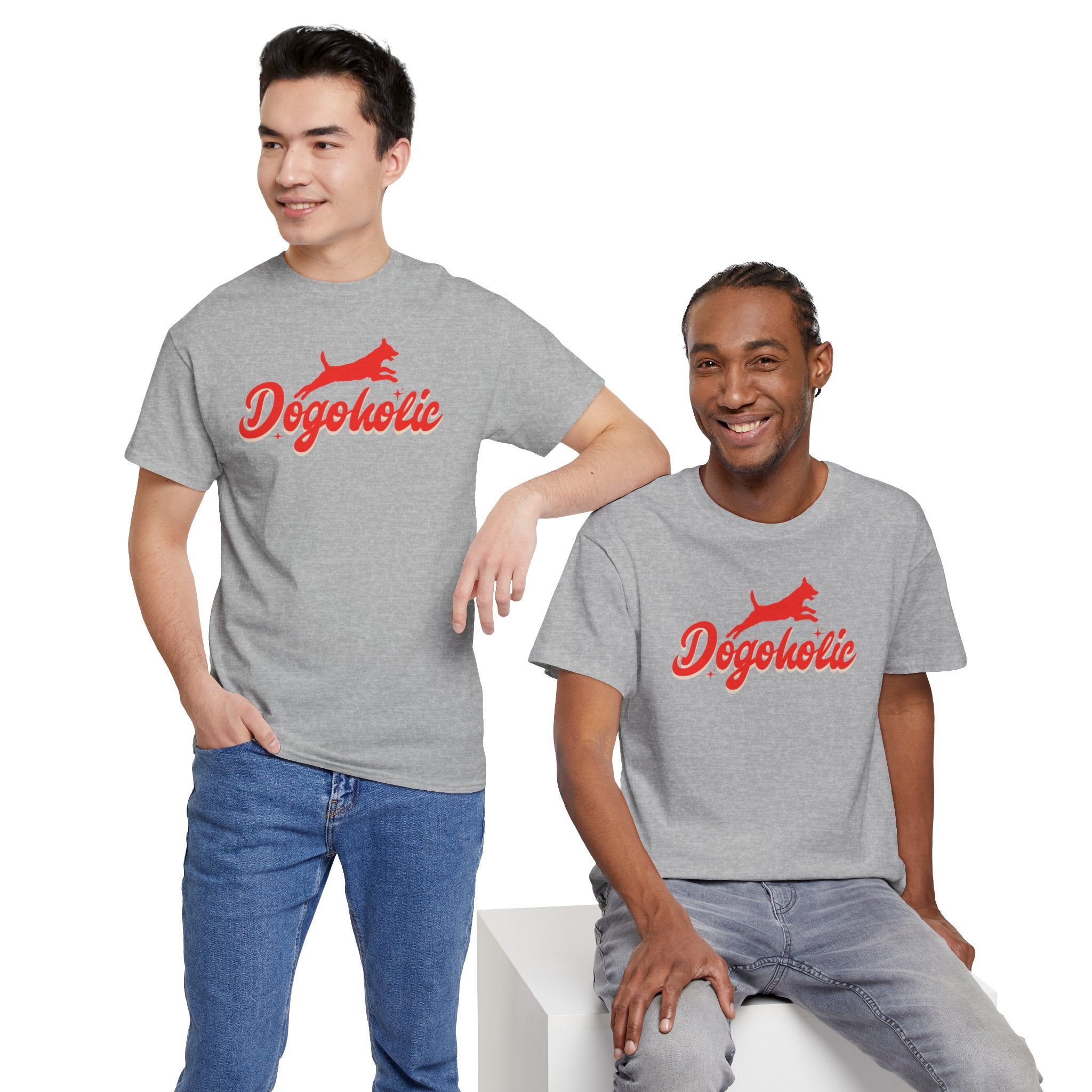 Dogoholic (red) - Dog Lover T-Shirt