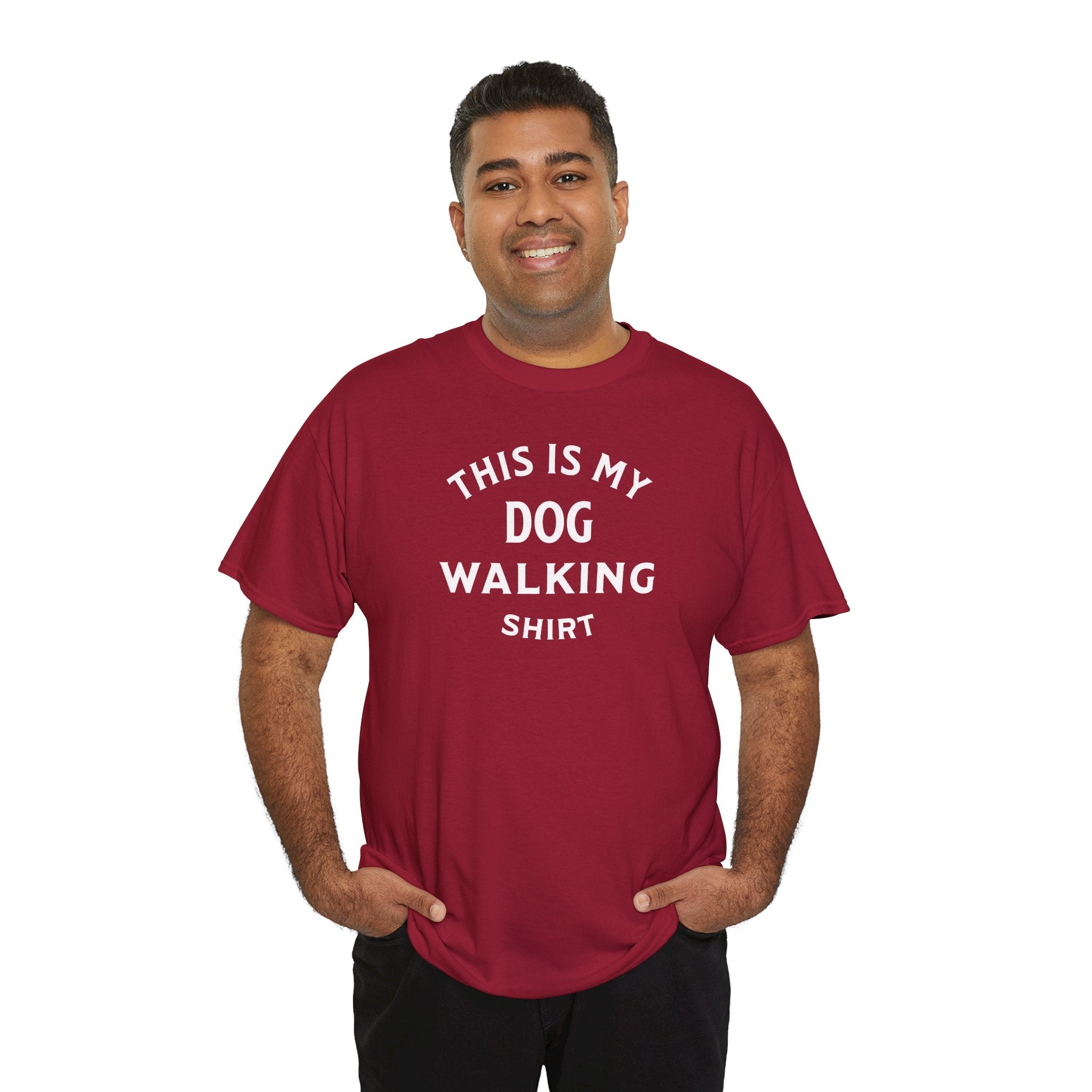 This Is My Dog Walking Shirt (white) - Dog Lover T-Shirt