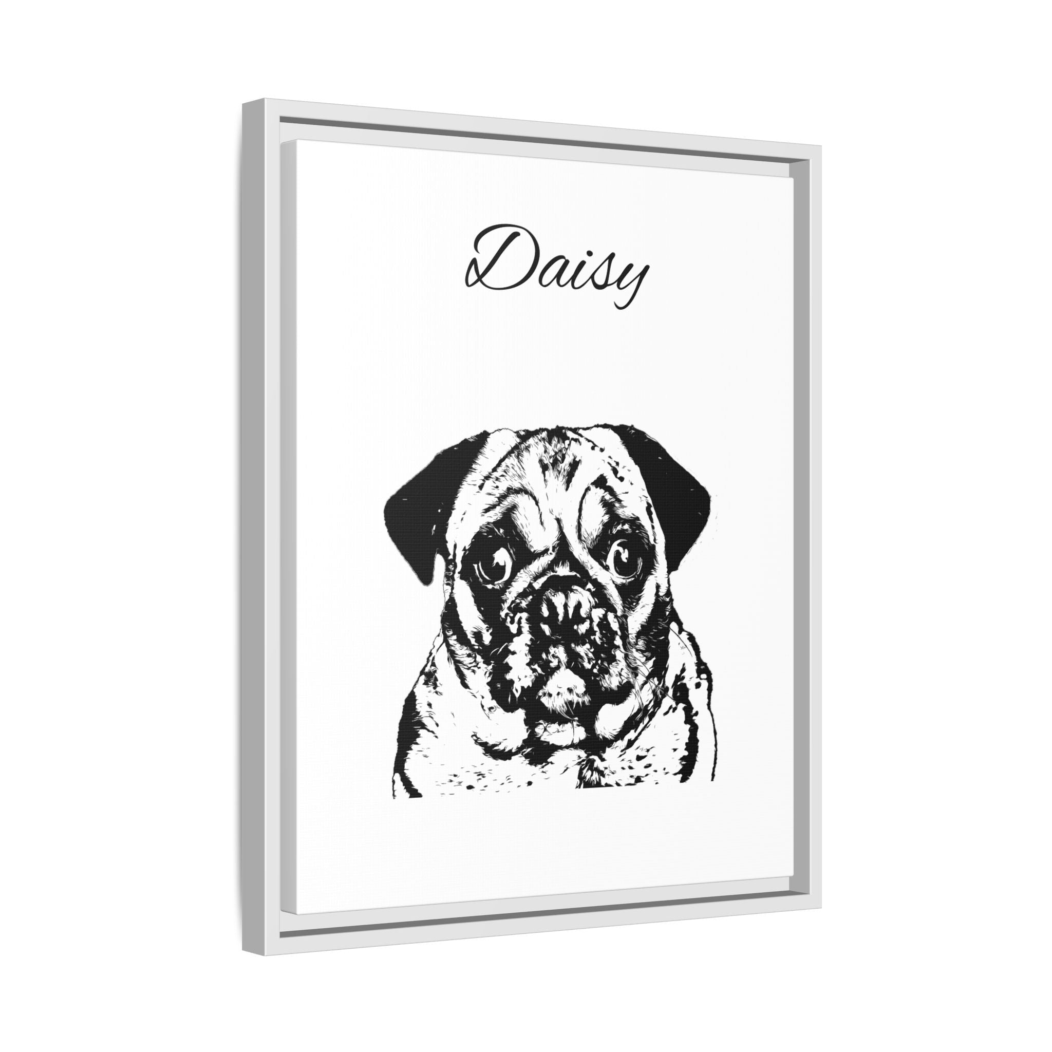 Canva (Framed) with your Pet - Personalized